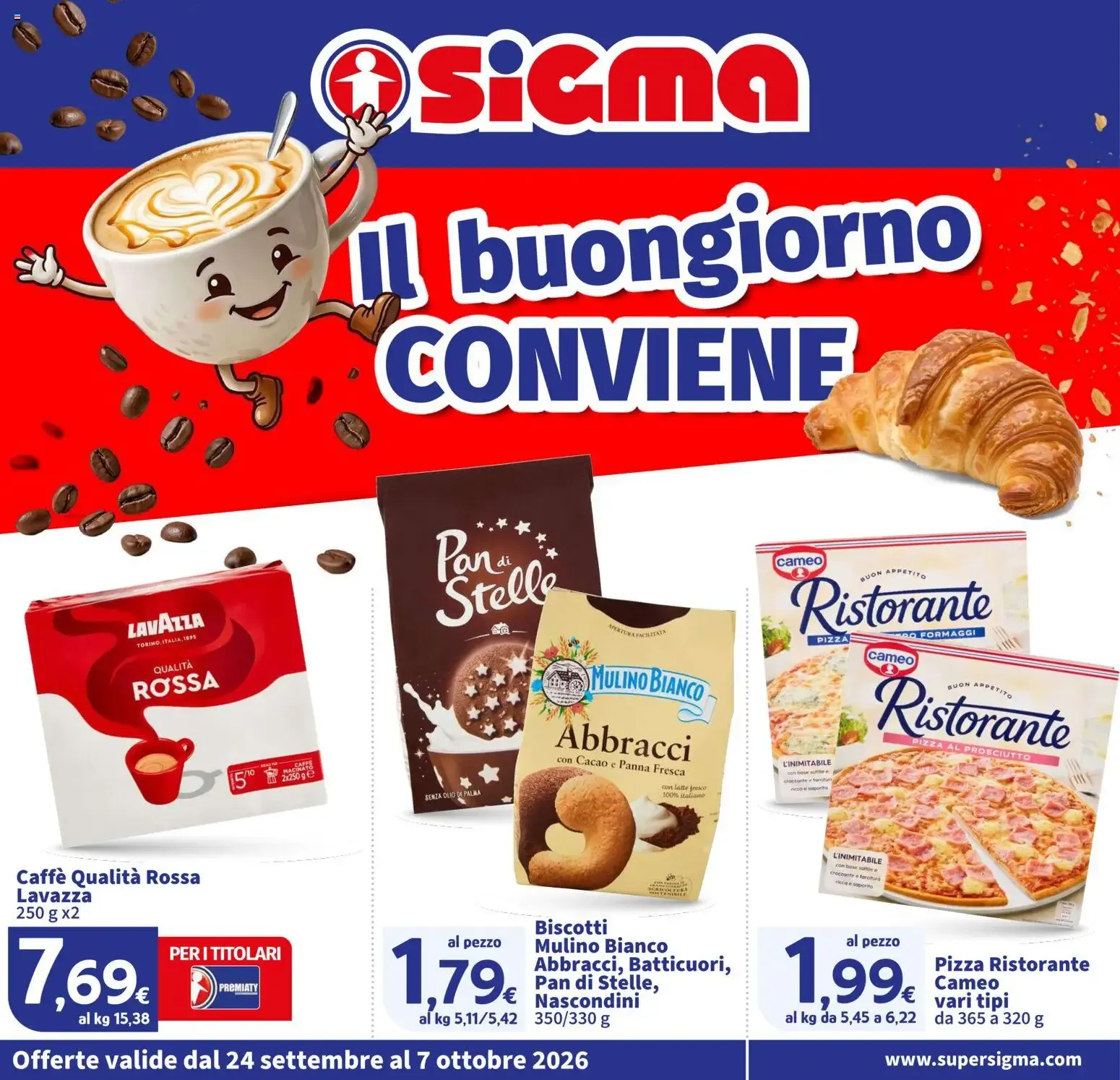 SIGMA: Il buongiorno CONVIENE da 24 settembre a 7 ottobre di 2026 - Pagina del volantino 1