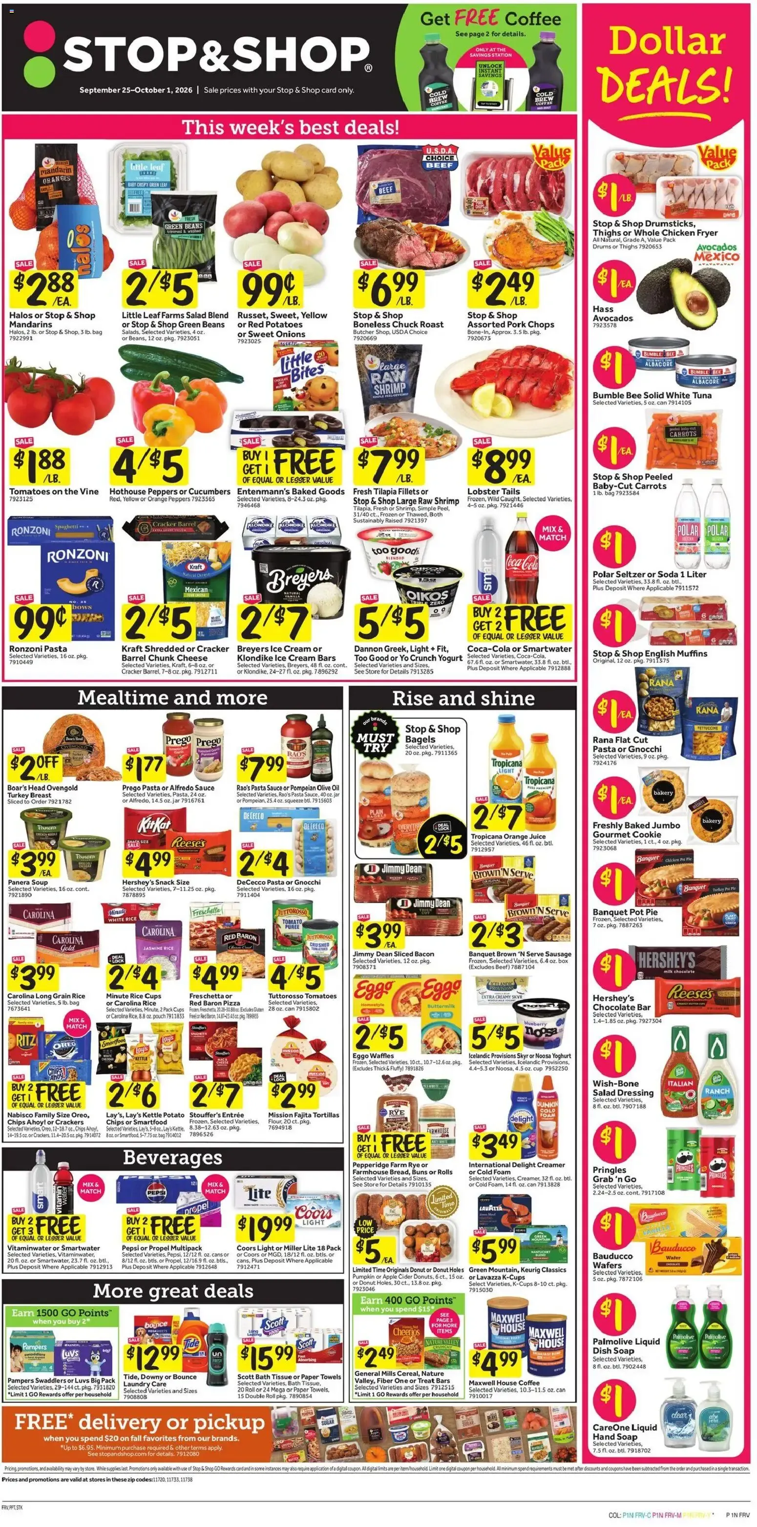 Weekly ad Stop & Shop Weekly Ad (09/25 - 10/01 2026) - Flyer from September 25 to October 1 2026 - Page 1