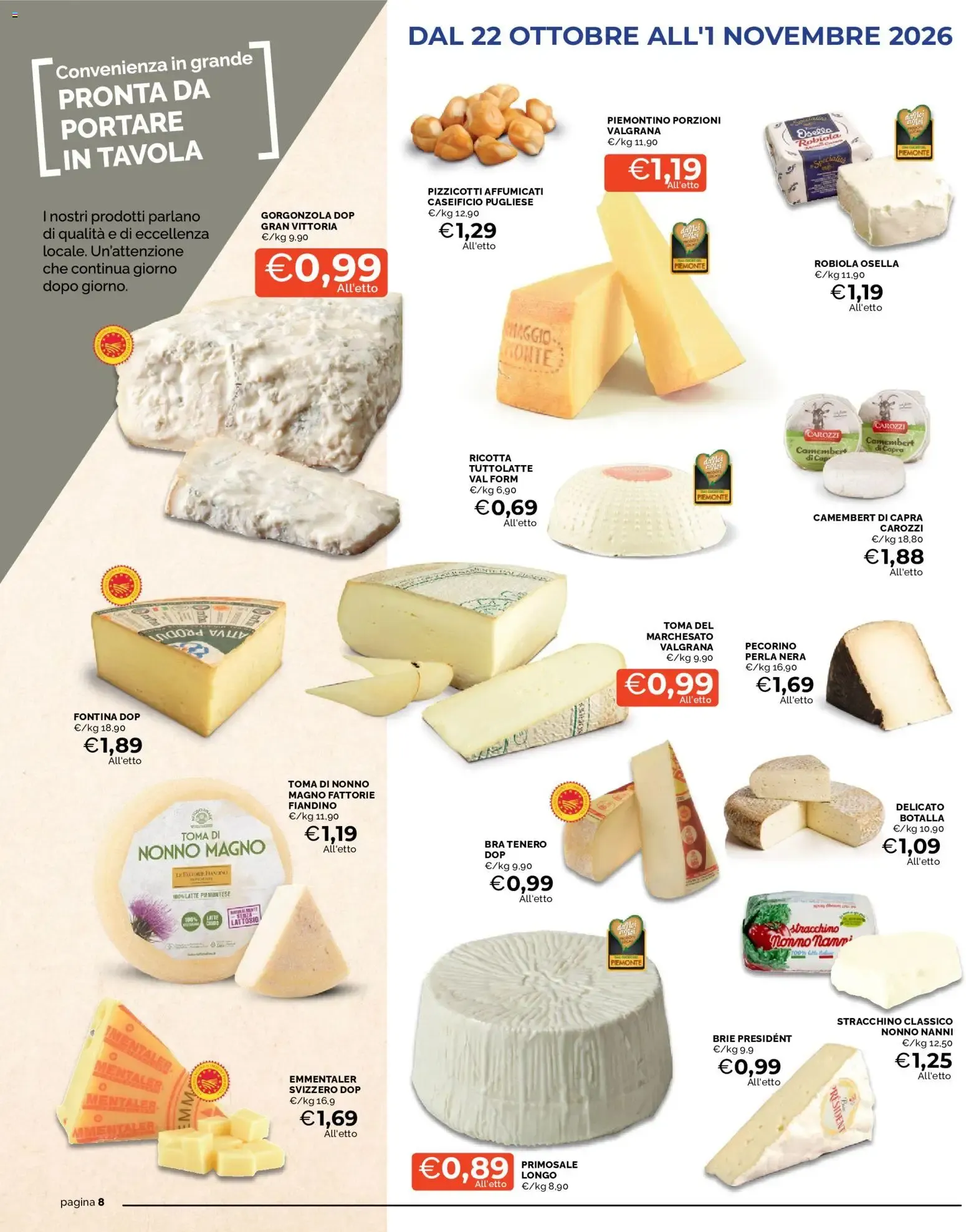 Mercatò volantino dal 22/10/2026 - online Offerte da 22 ottobre a 1 novembre di 2026 - Pagina del volantino 8