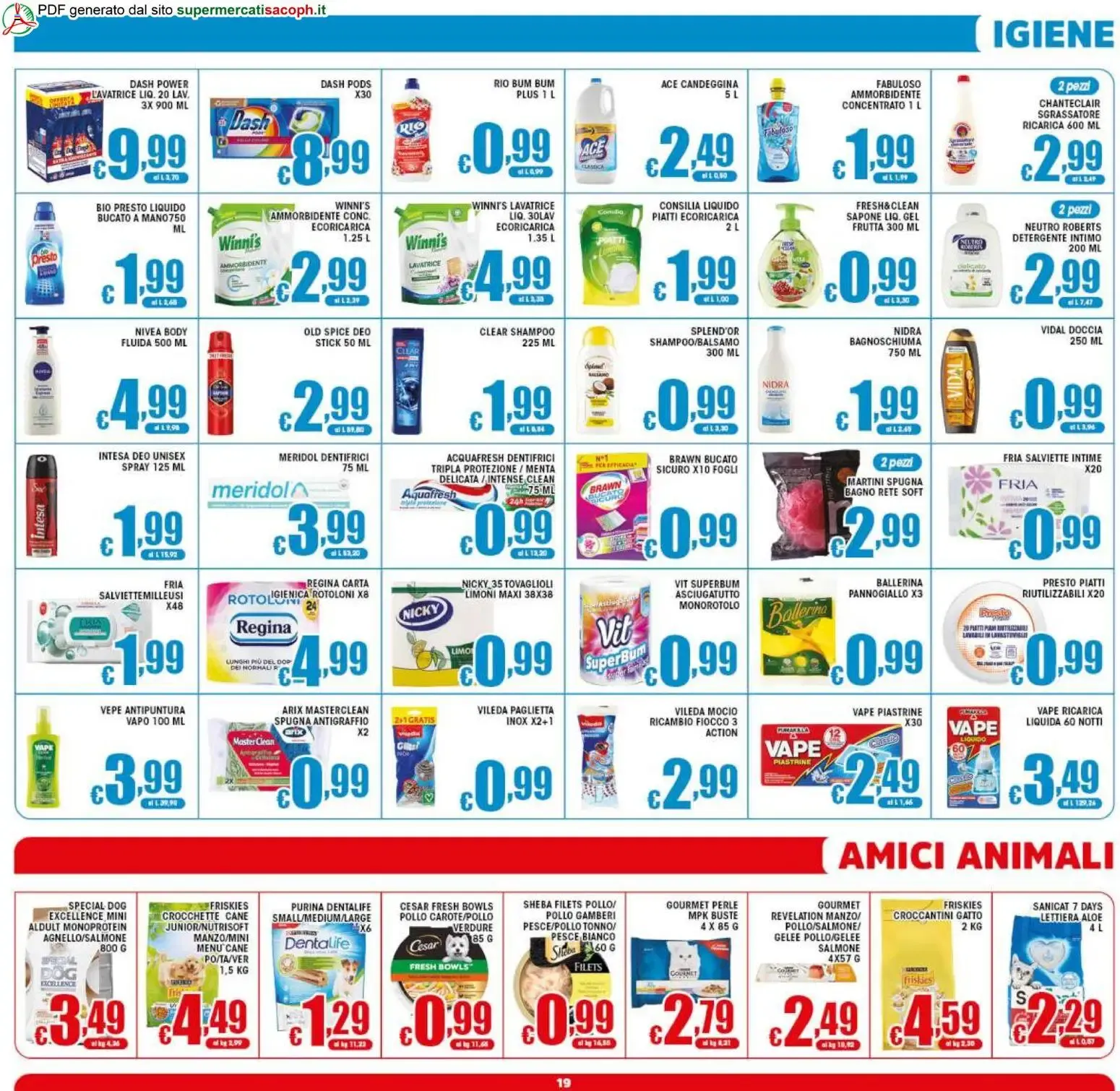 Sacoph volantino dal 31/07/2026 - online Offerte da 31 luglio a 11 agosto di 2026 - Pagina del volantino 19