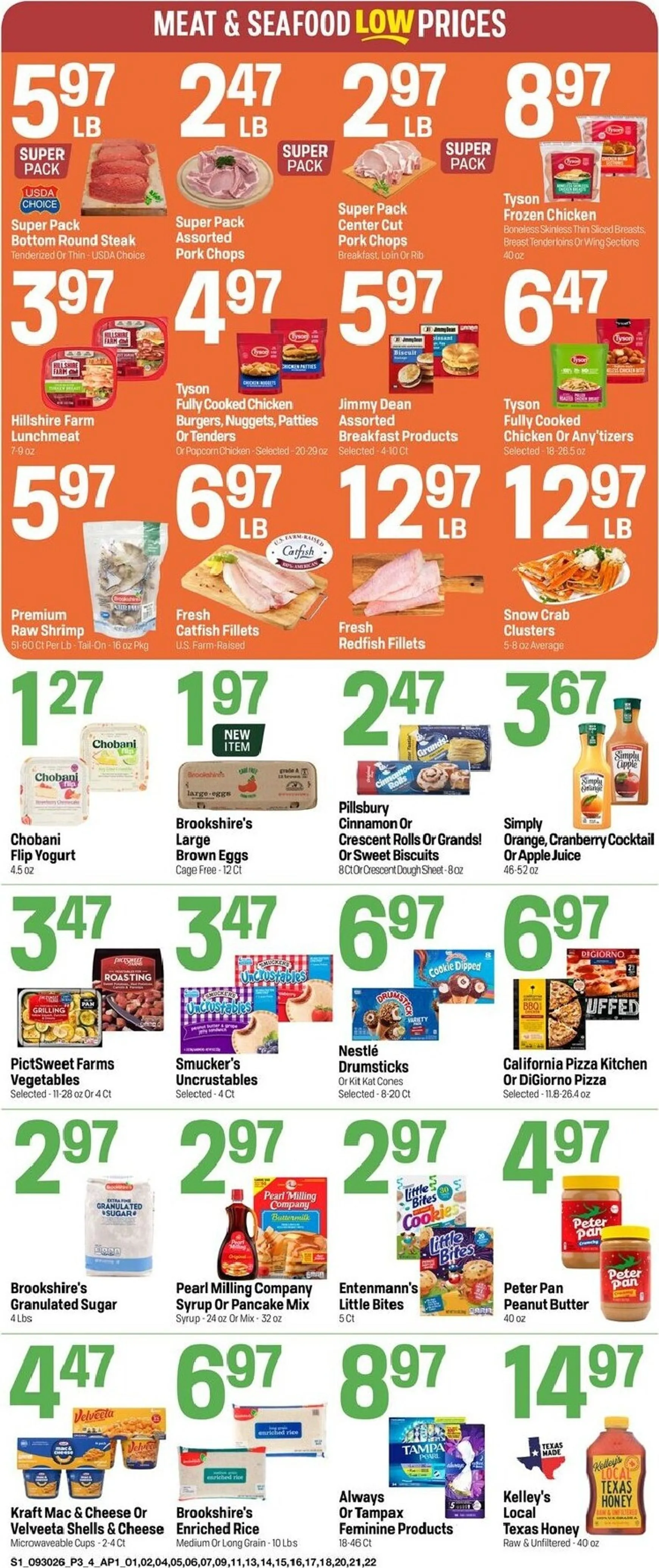 Weekly ad Current Super 1 Foods leaflet valid from Wednesday 09/30/2026 to Tuesday 10/06/2026 from September 30 to October 6 2026 - Page 3