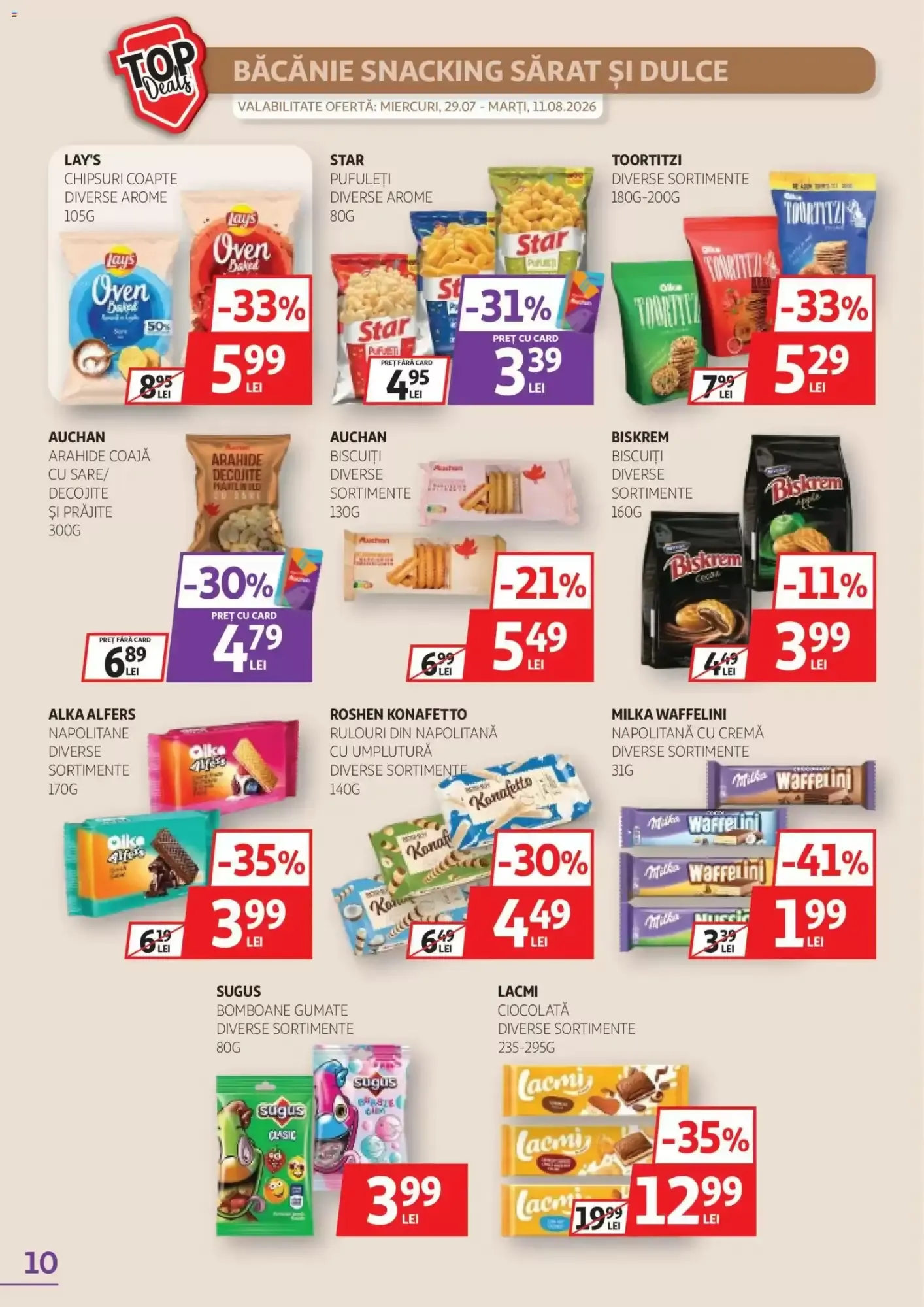 Catalog Catalog Auchan de la 29 iulie până la 11 august 2026 - Revista Pagina 10