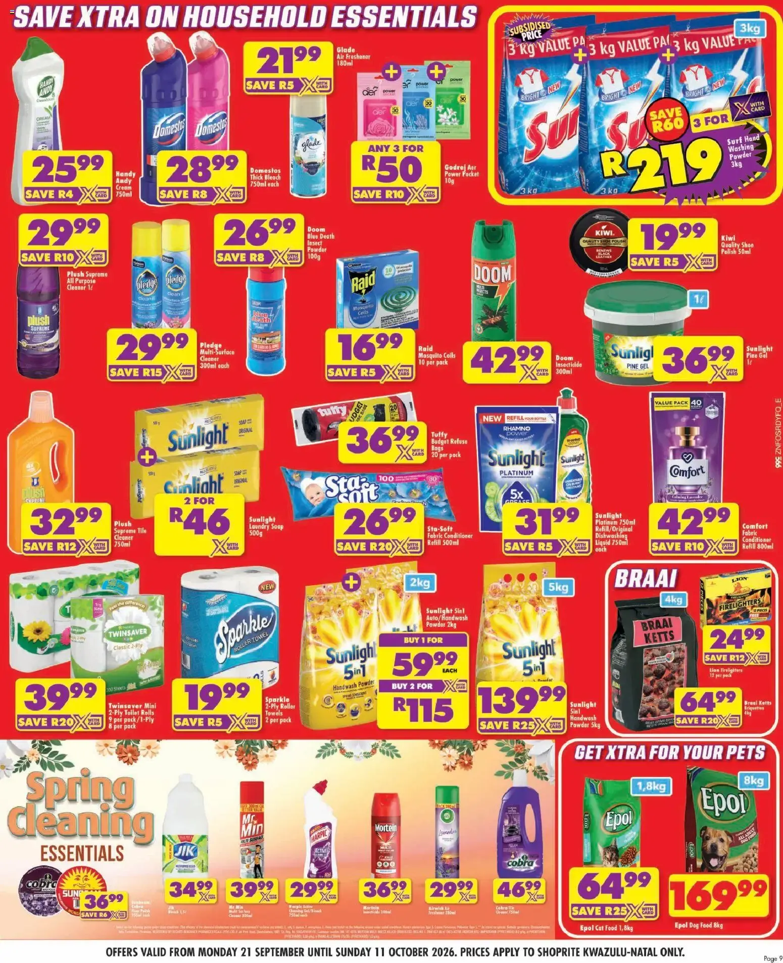 Shoprite Specials (21/09/2026 - 11/10/2026) → Online Catalogue from 21 September to 11 October 2026 - Catalogue Page 9