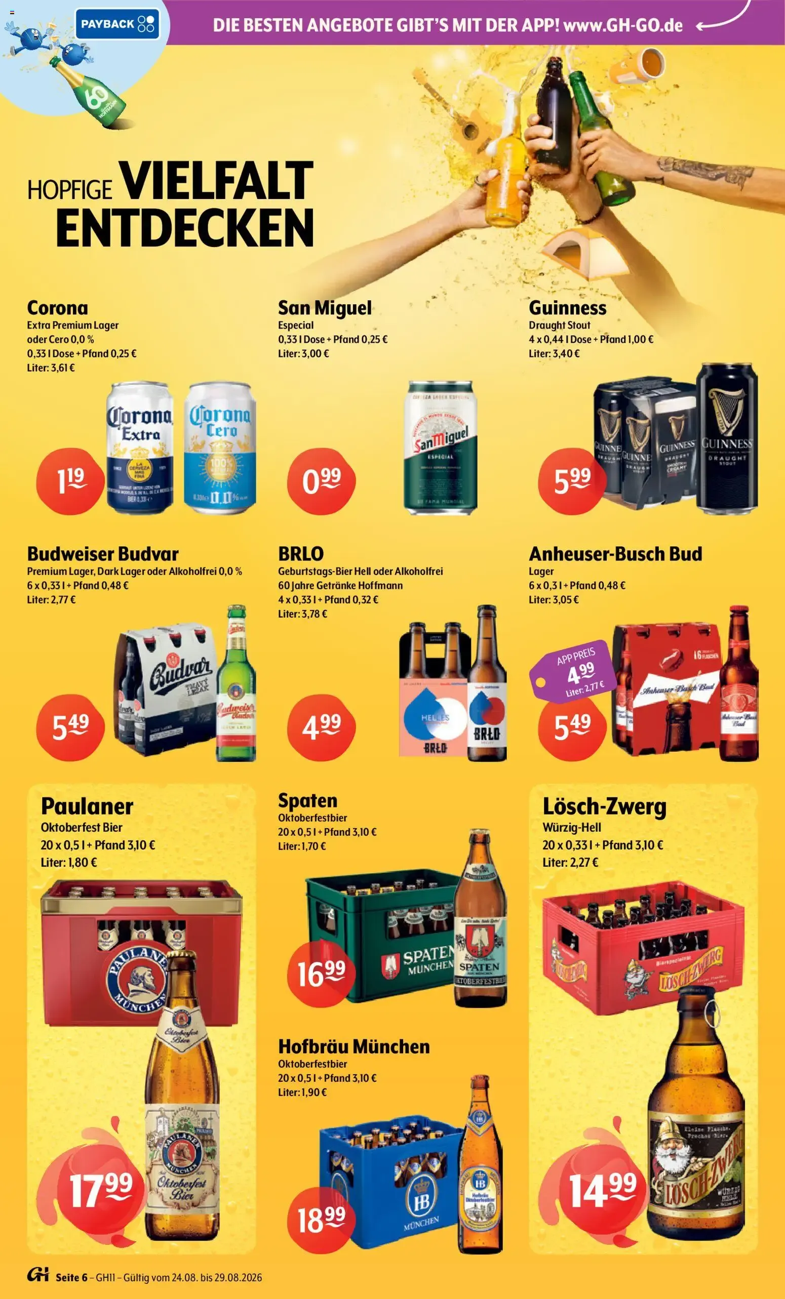 Getränke Hoffmann: Jubiläumsdeals von 24. August bis 29. August 2026 - Prospekt seite 6