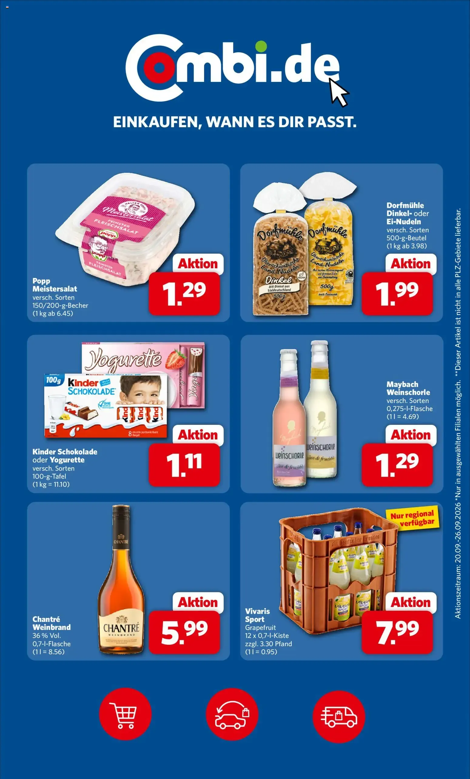 Combi Wochenknaller (ab 20.09.2026) zum Blättern von 20. September bis 26. September 2026 - Prospekt seite 2