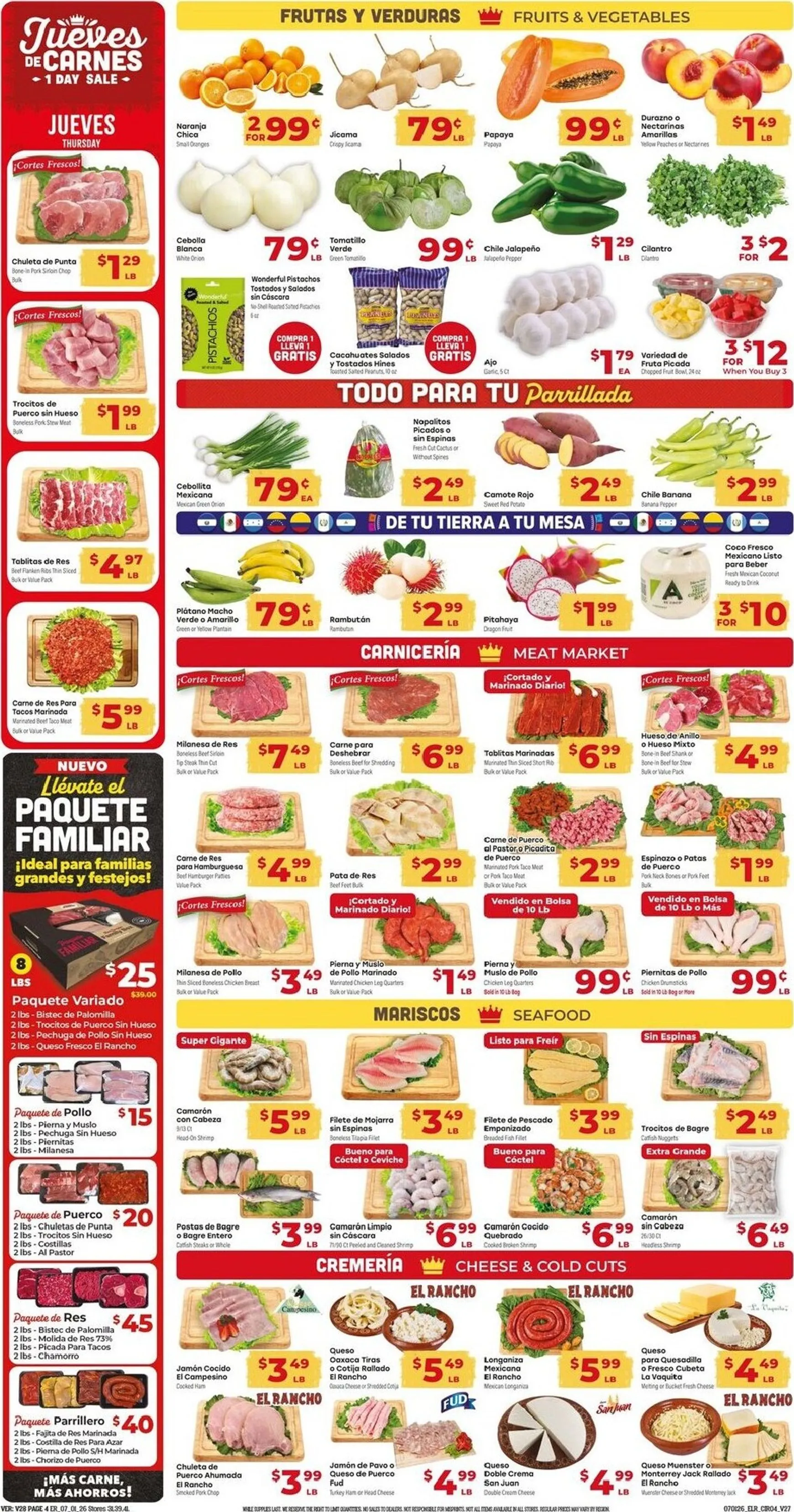 Weekly ad Current El Rancho leaflet valid from Wednesday 07/01/2026 to Tuesday 07/07/2026 from July 1 to July 7 2026 - Page 4