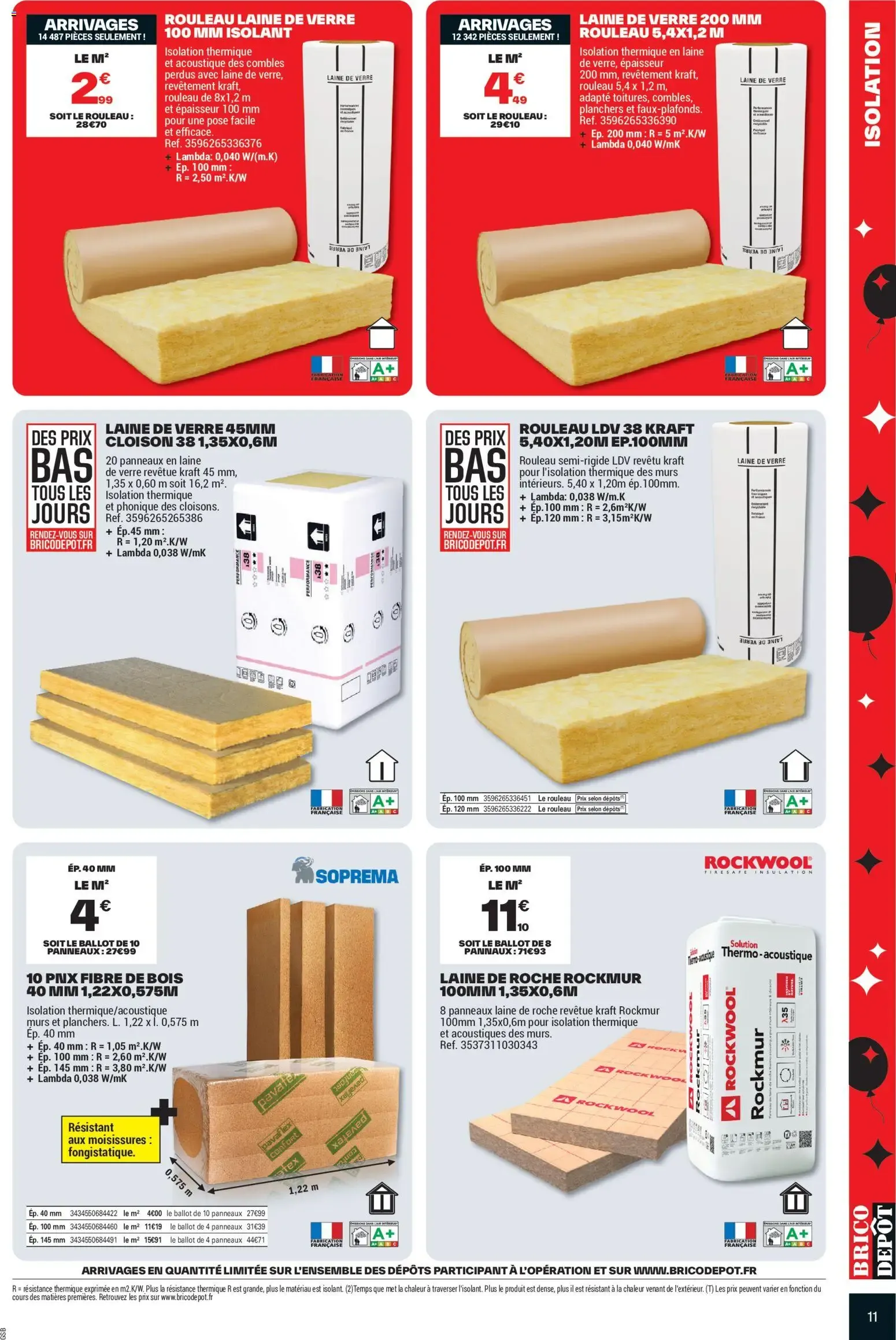 Brico Dépôt - L'ANNIV À PRIX DÉPÔT du 23 octobre au 5 novembre 2026 - Catalogue page 11