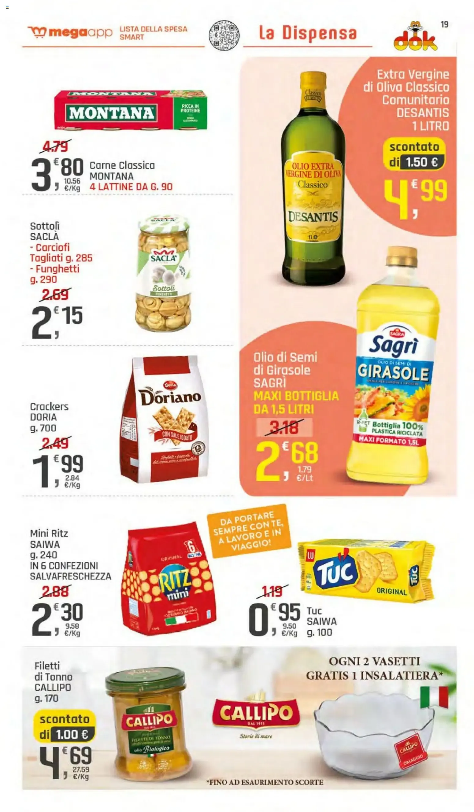 Ofertas DOK Supermercati - Del 23 Julio al 2 Agosto 2026 da 23 luglio a 2 agosto di 2026 - Pagina del volantino 19