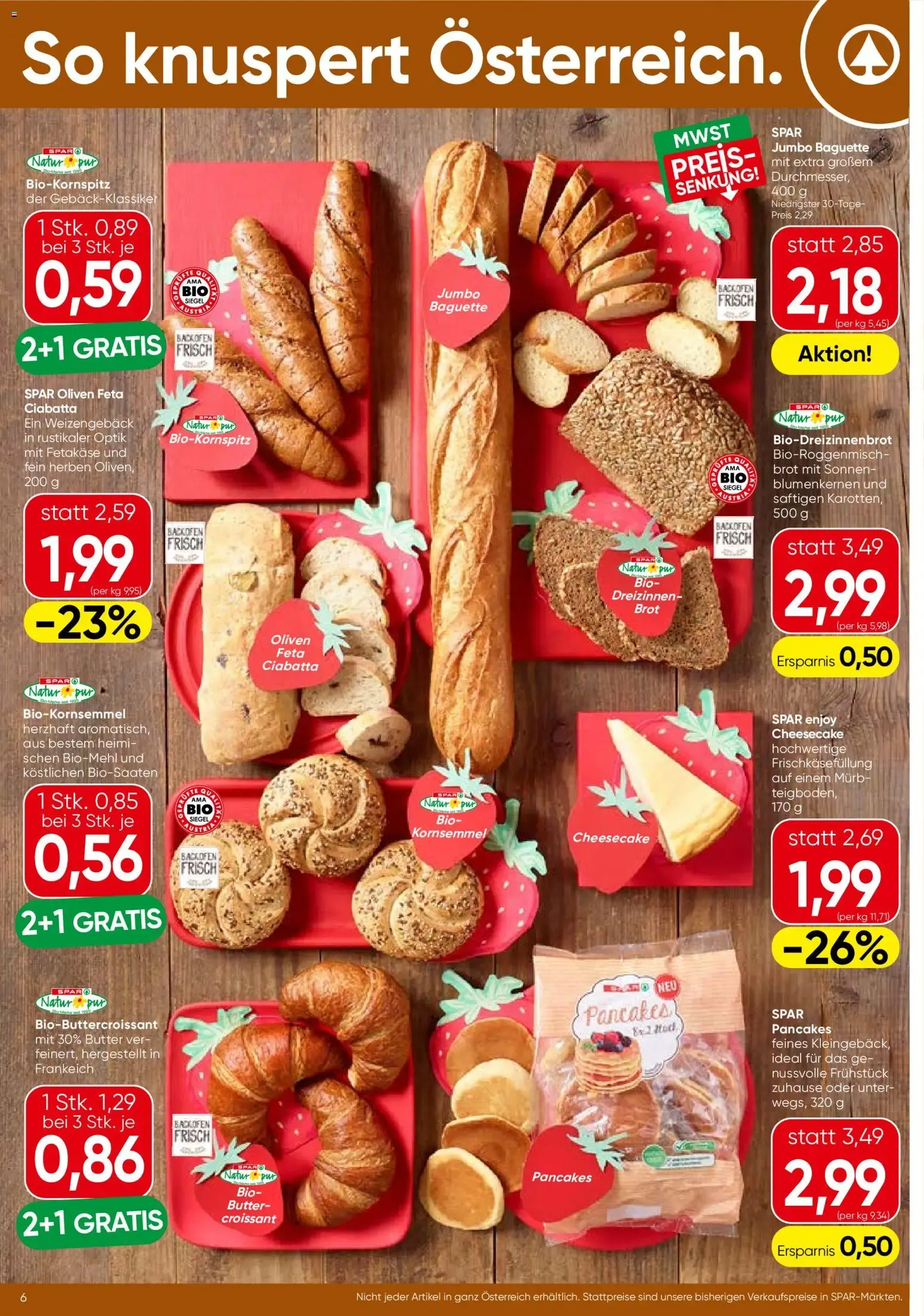 SPAR EUROSPAR INTERSPAR - SPAR - Angebote von 1. Juli bis 15. Juli 2026 - Flugblätt seite 6