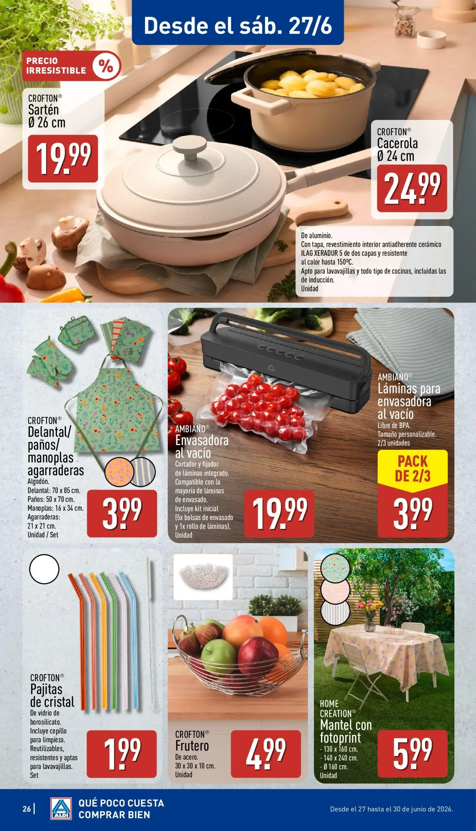 Catálogo de Aldi folleto Península del 22/06/2026 | Catálogo 22 de junio al 28 de junio 2026 - Página 26