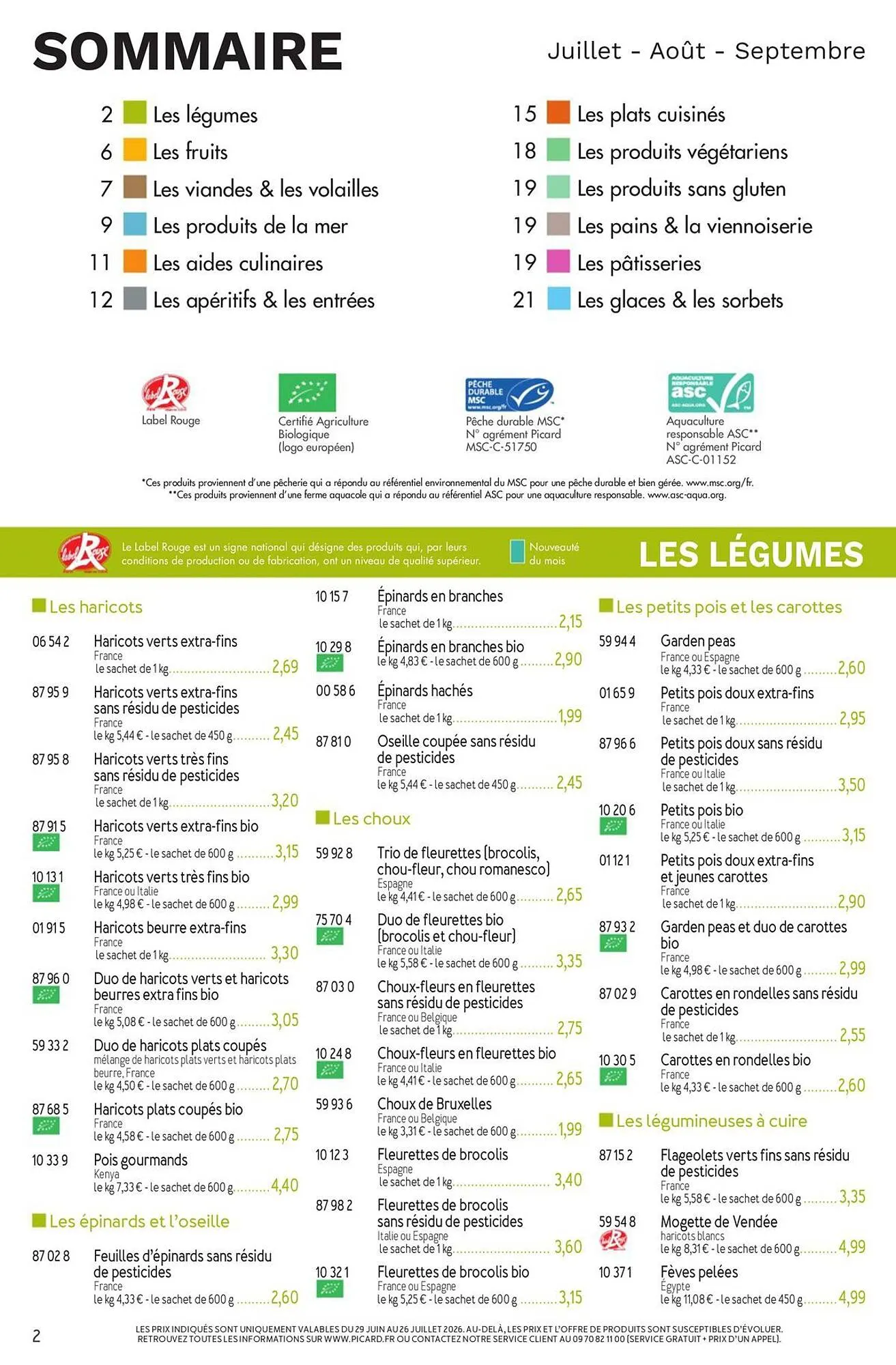 Picard Catalogue Du 29/06/2026 au 13/09/2026 du 29 juin au 13 septembre 2026 - Catalogue page 2
