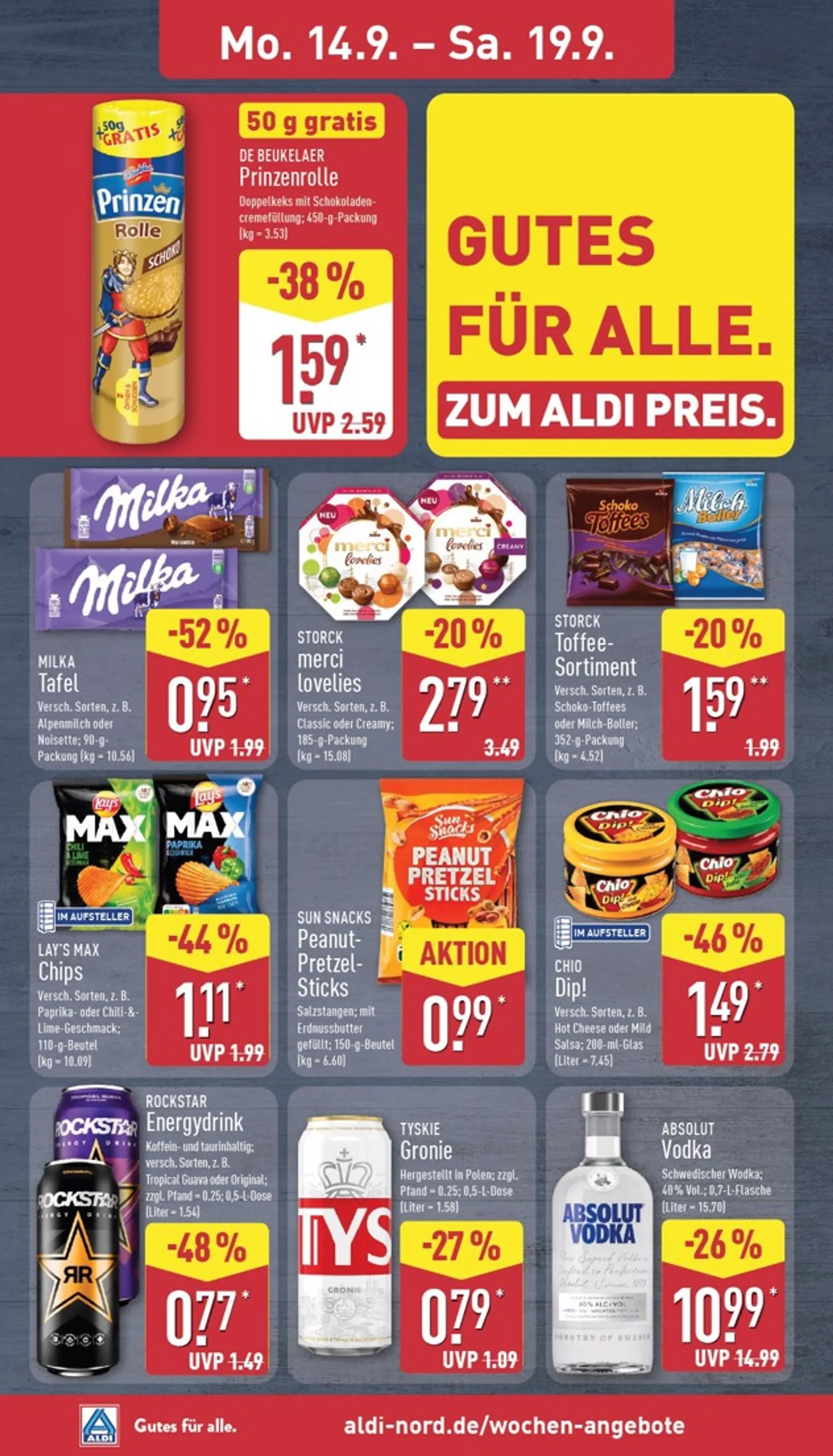 ALDI NORD Prospekt nächste Woche – von Montag 14.09.2026 bis Samstag 19.09.2026 von 14. September bis 19. September 2026 - Prospekt seite 8
