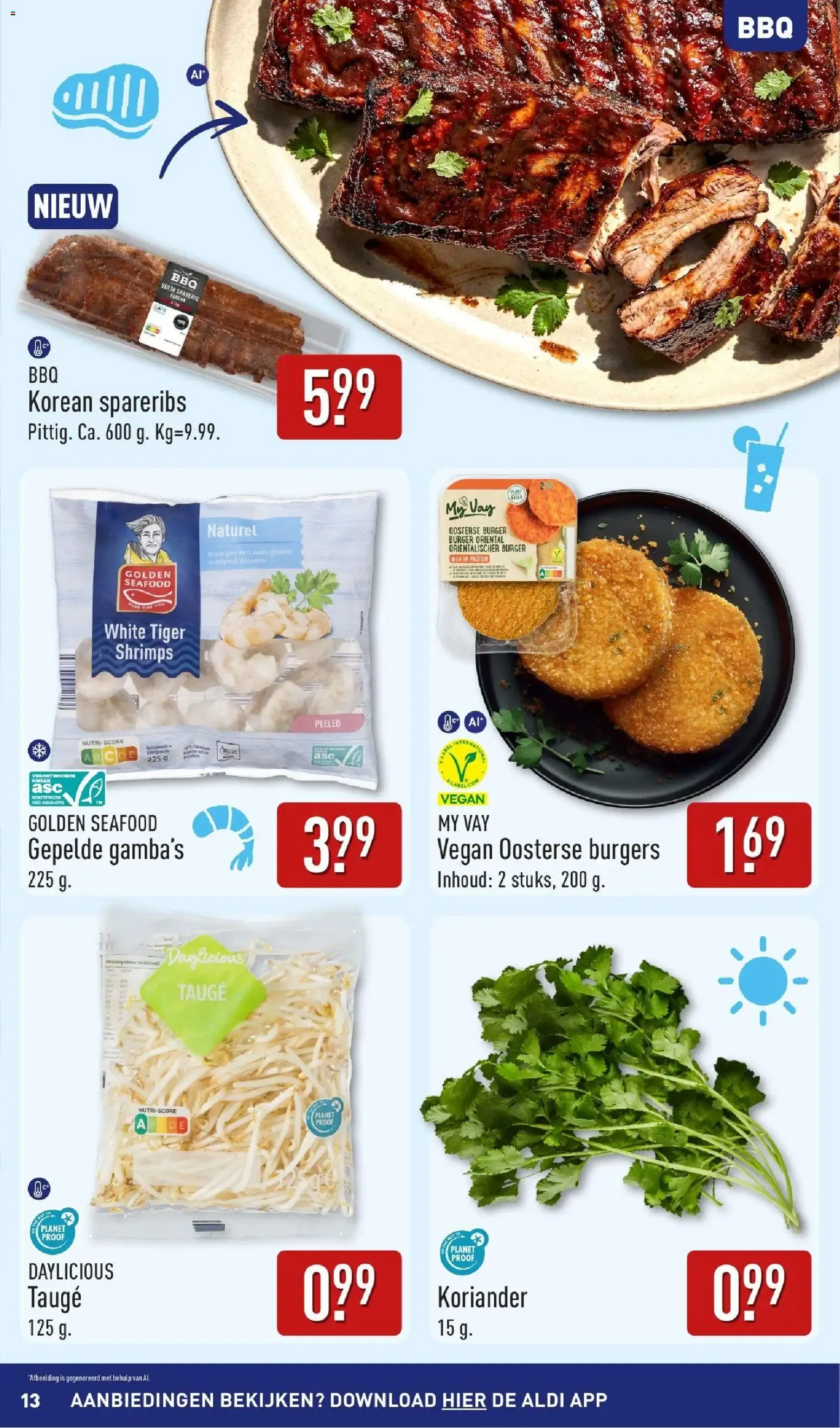 Aldi: ¡Qué Barato, Vamos a Celebrar! Boordevol Zomerse Inspiratie para BBQ van 3 augustus tot 9 augustus 2026 - Folder pagina 13