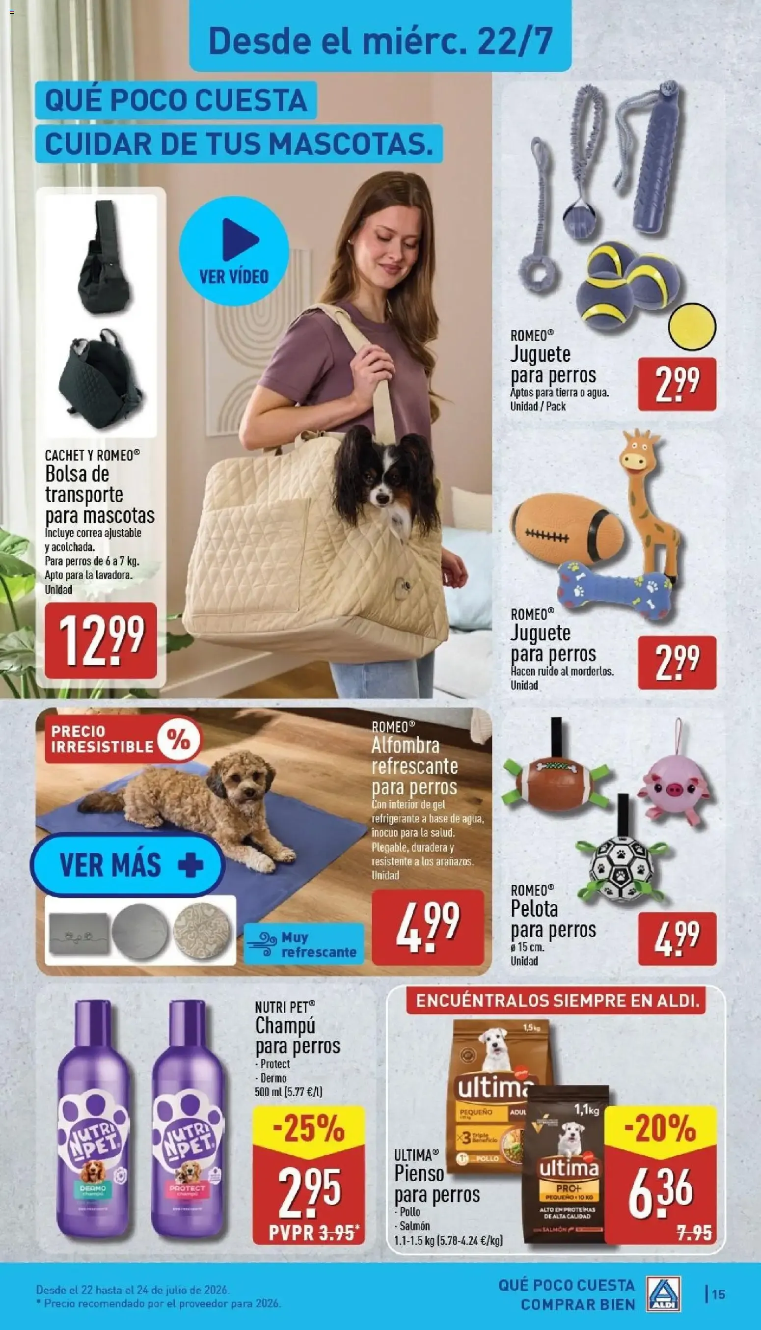 Catálogo de Aldi: Frescura a precios para tirarse a la piscina. Ahorra hasta un 33% más. 20 de julio al 26 de julio 2026 - Página 15