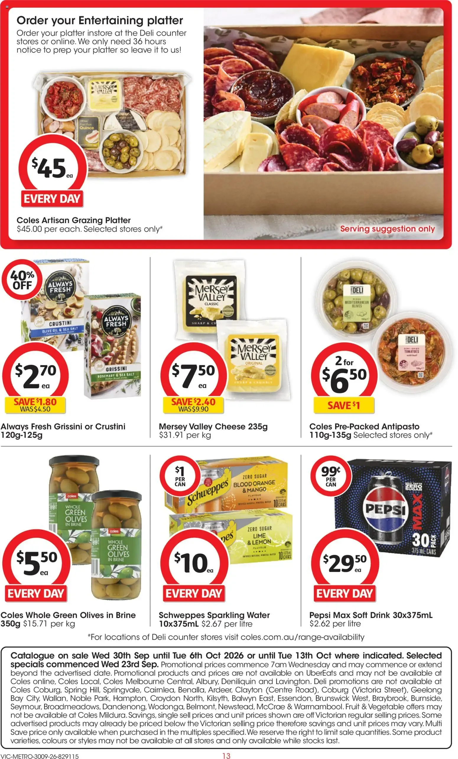 Coles catalogue valid from 30/09/2026 > Online Australia - Catalogue valid from 30 September to 6 October 2026 - page 13