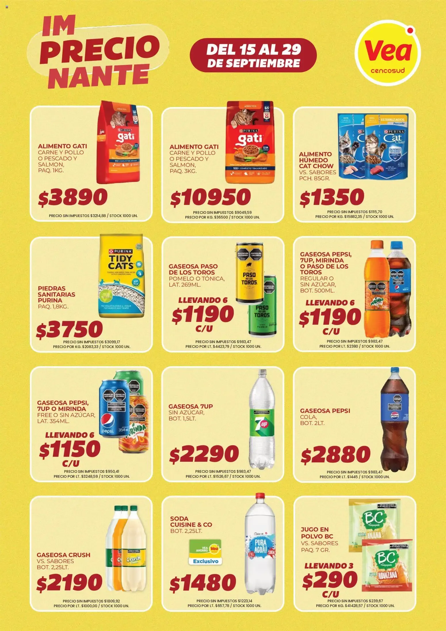 Ofertas de Vea Precio Nante del 15 al 29 de Septiembre 15 de septiembre al 29 de septiembre 2026 - Página 6 del catálogo