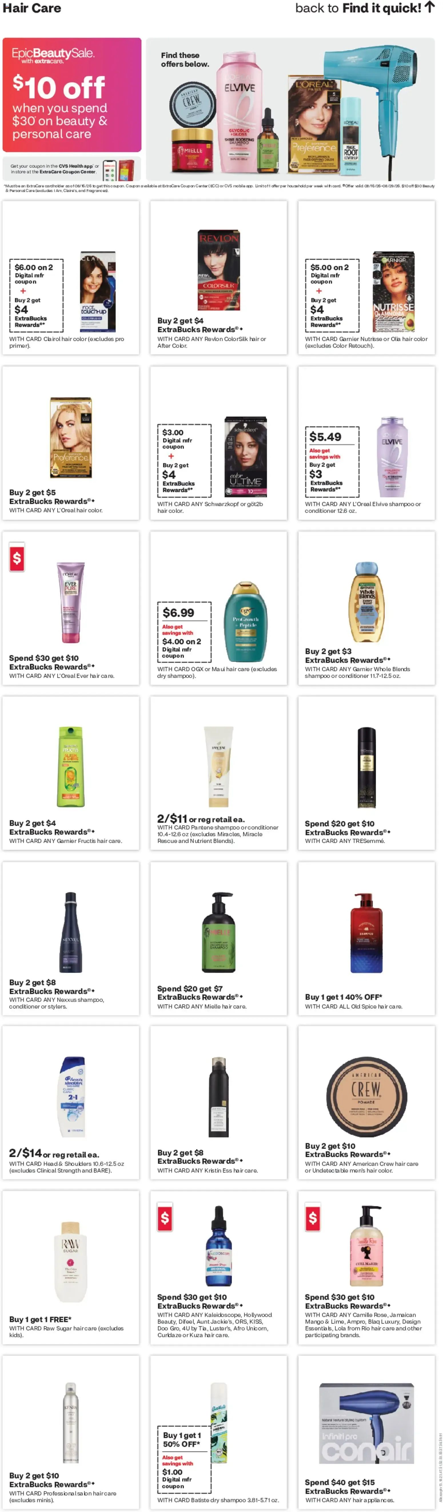 Weekly ad CVS Weekly Ad from 08/23/2026 - Flyer, Circular this week from August 23 to August 29 2026 - Page 13
