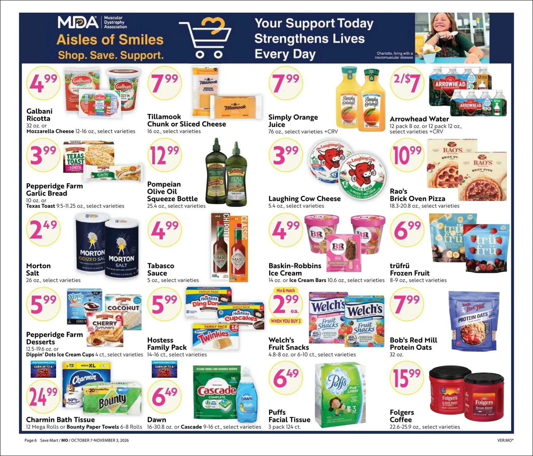 Weekly ad Current Save Mart - Steals & Deals leaflet valid from Wednesday 10/07/2026 to Tuesday 11/03/2026 from October 7 to November 3 2026 - Page 6