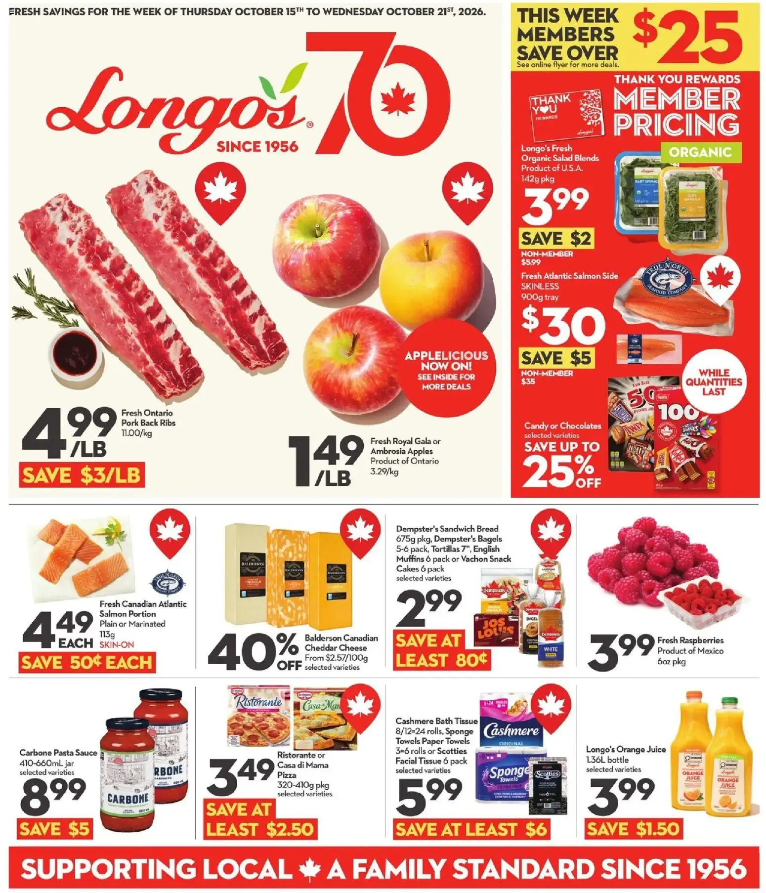 Longo's weekly flyer / circulaire from Oct 15, 2026 > weekly specials & deals