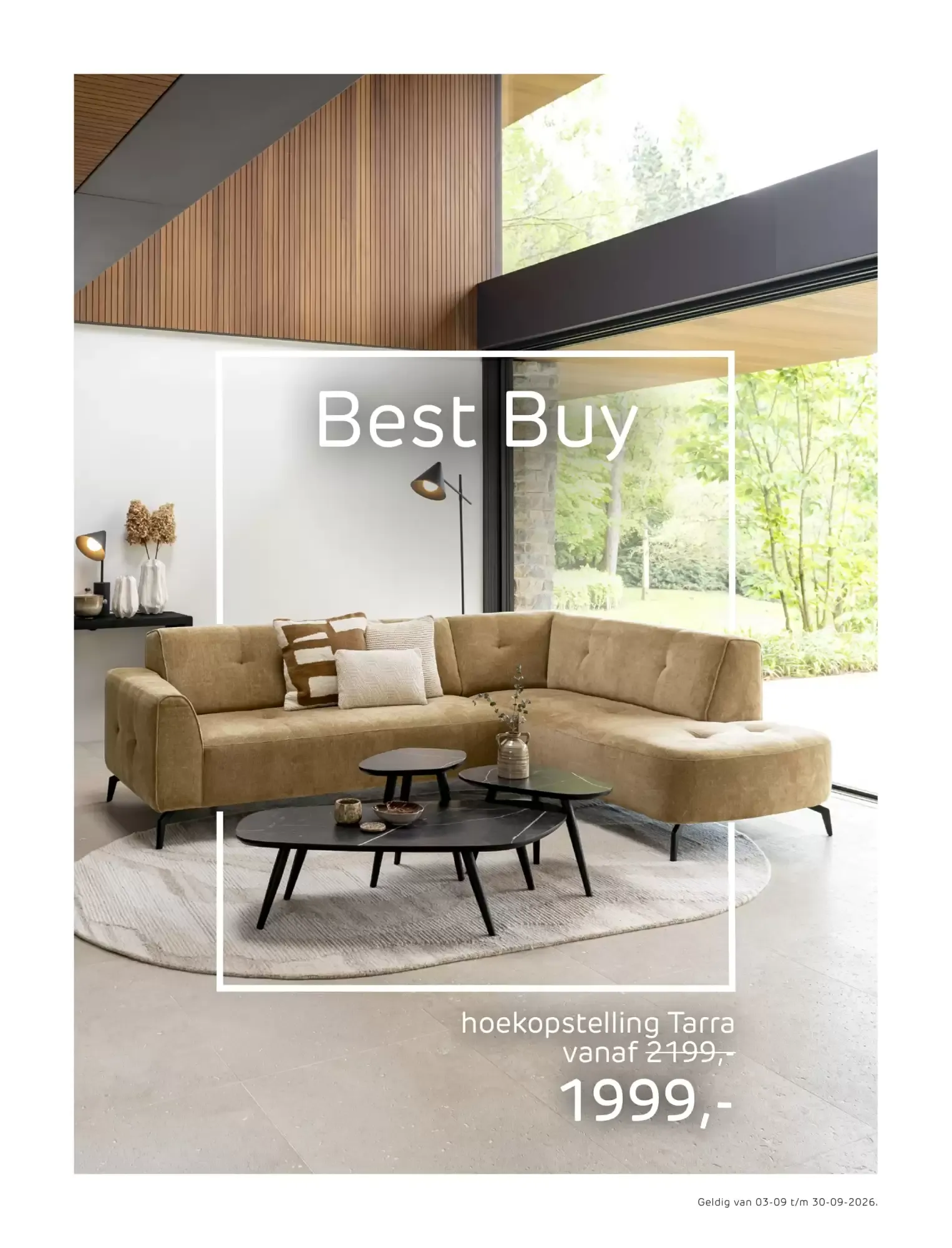 Best Buy - Hoekopstelling Tarra van 3 september tot 30 september 2026 - Folder pagina 1