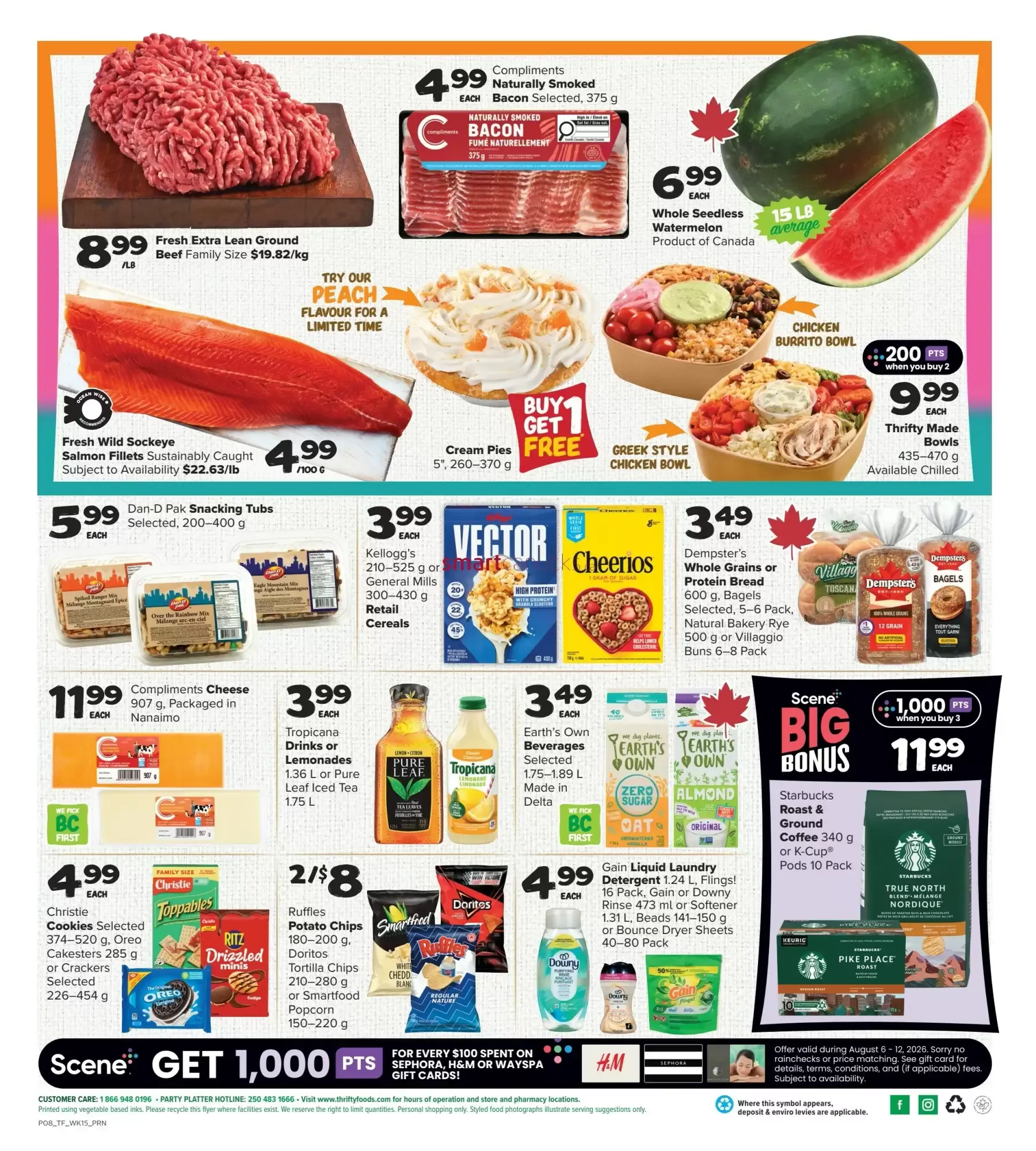 Thrifty Foods Summerfest from August 6 to August 12 2026 - flyer page 2