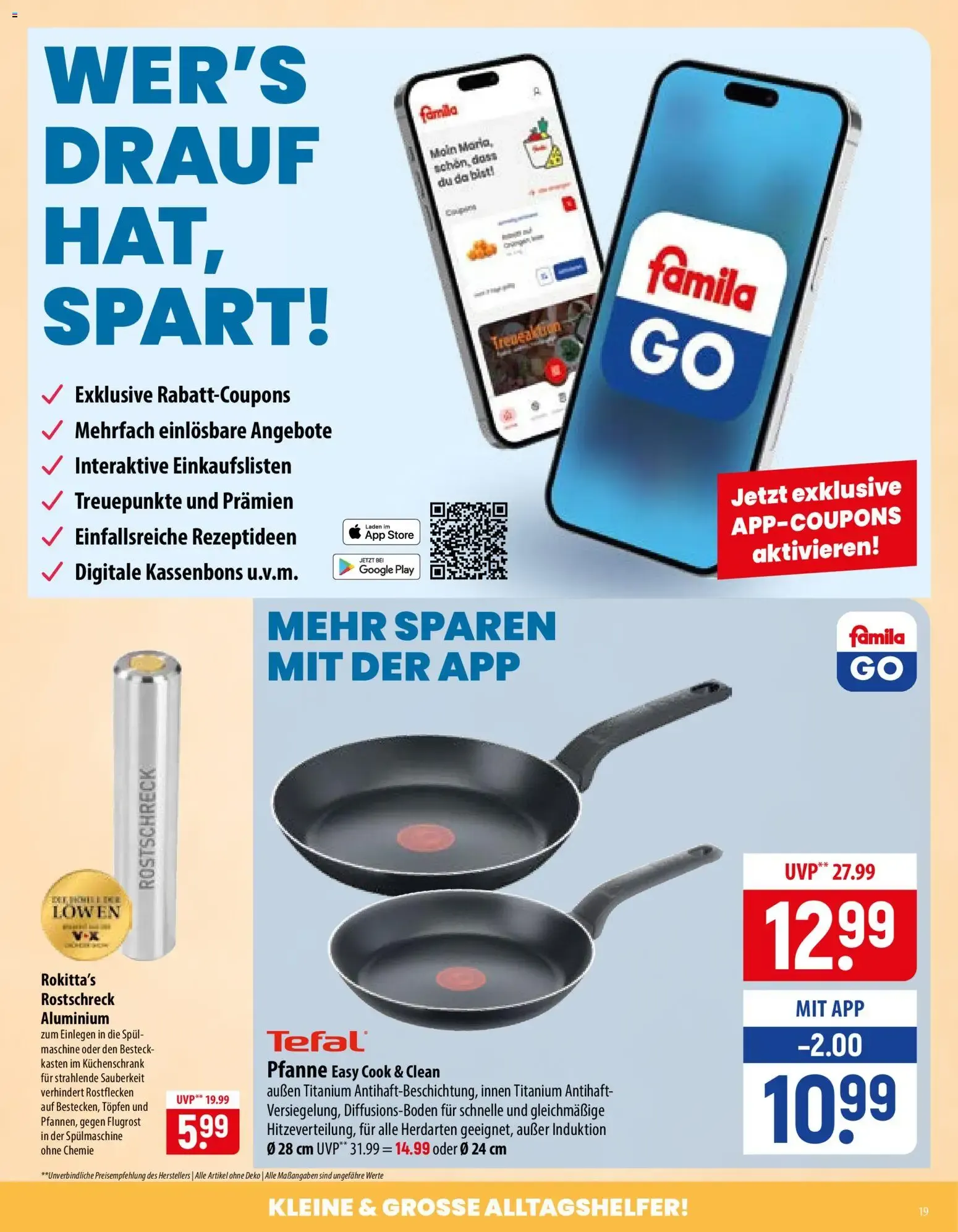 Famila Prospekt (ab 20.07.2026) zum Blättern von 20. Juli bis 25. Juli 2026 - Prospekt seite 19