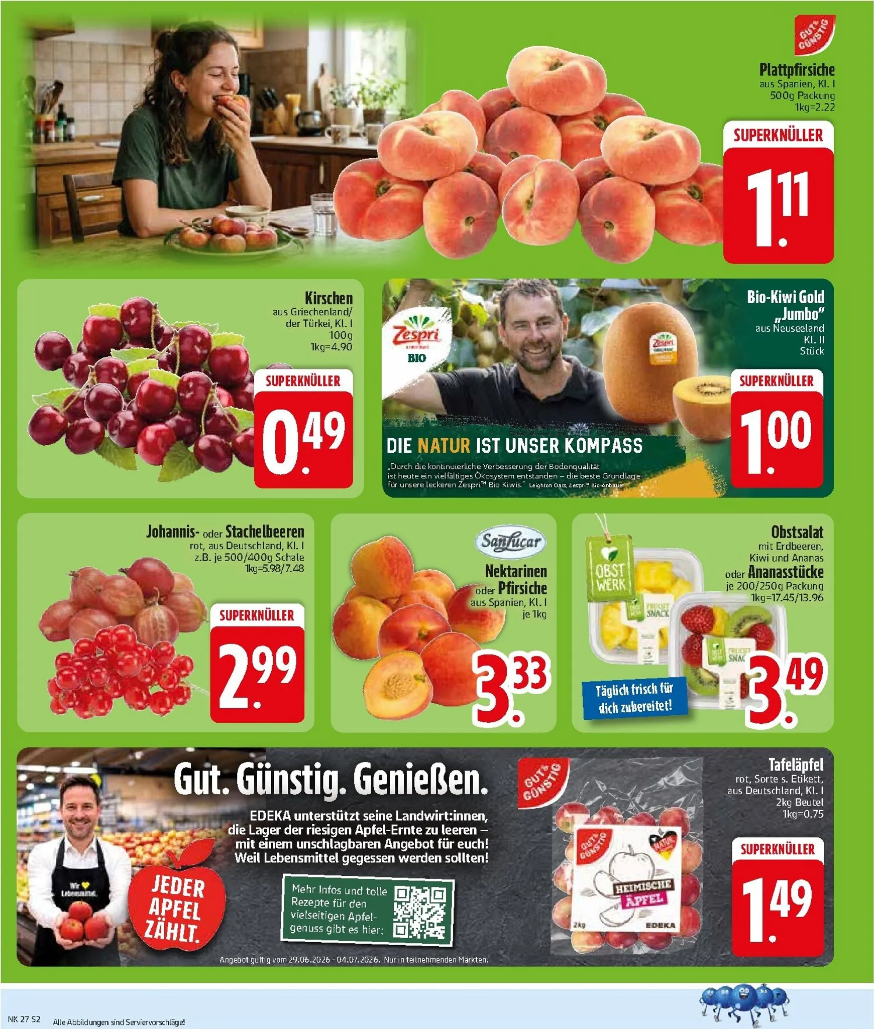 Edeka - Wochenangebote Prospekt – von Montag 29.06.2026 bis Samstag 04.07.2026 von 29. Juni bis 4. Juli 2026 - Prospekt seite 4