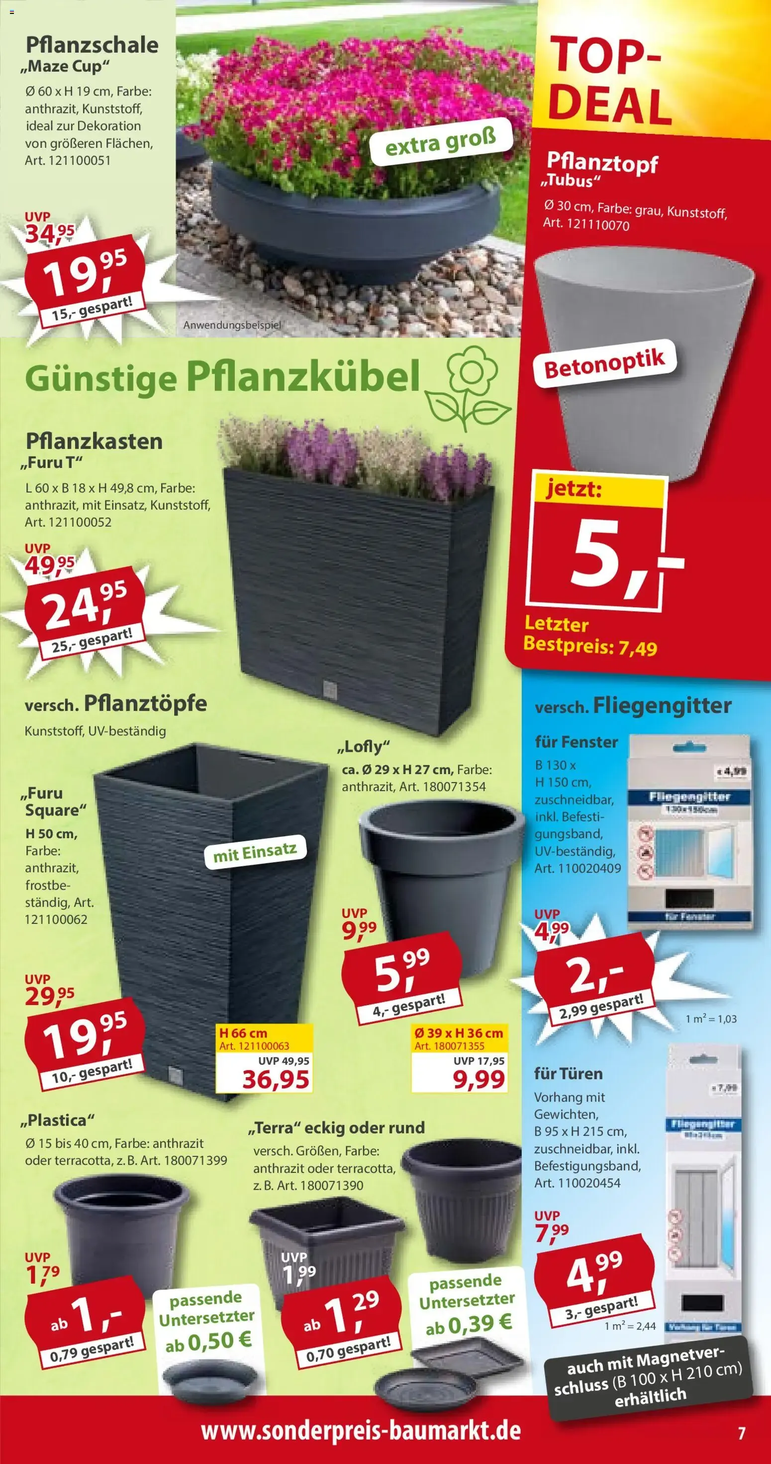 Sonderpreis Baumarkt Prospekt (ab 18.07.2026) zum Blättern von 18. Juli bis 24. Juli 2026 - Prospekt seite 7