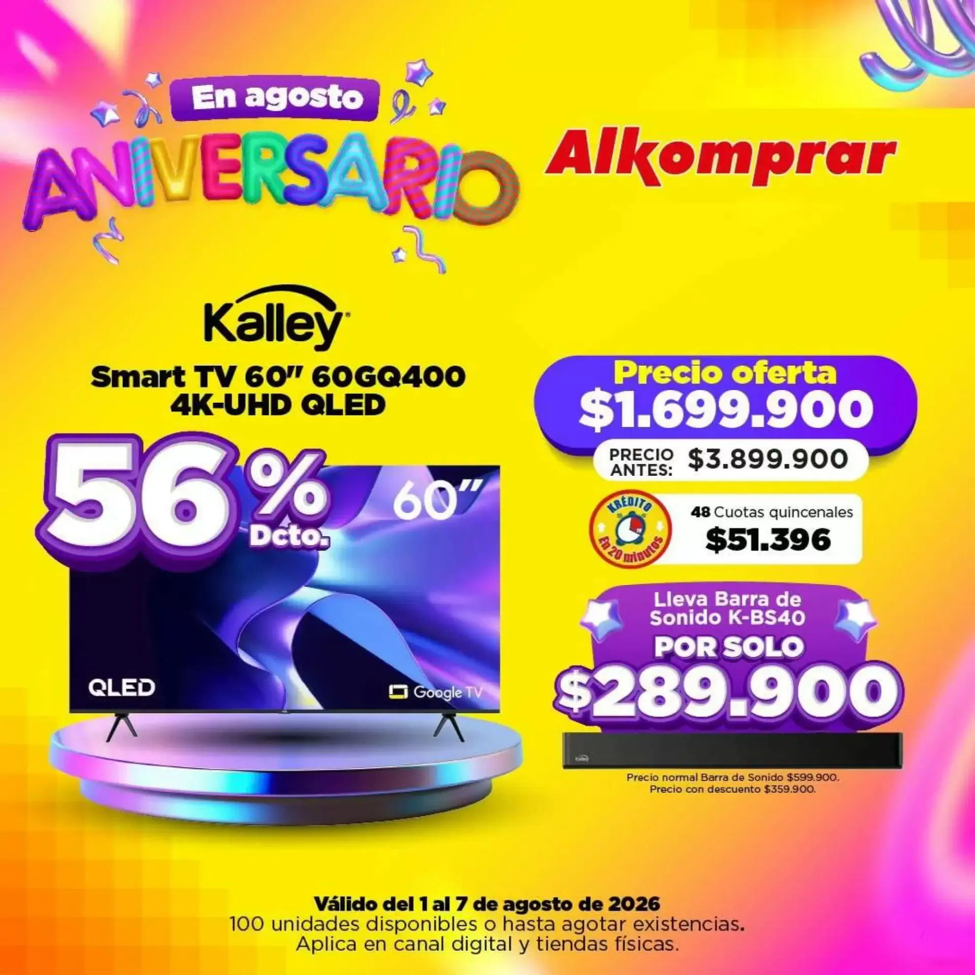 Catalogo de Alkomprar Aniversario: Oferta Portátil Lenovo IdeaPad 1 de agosto al 7 de agosto 2026 - Pag 4