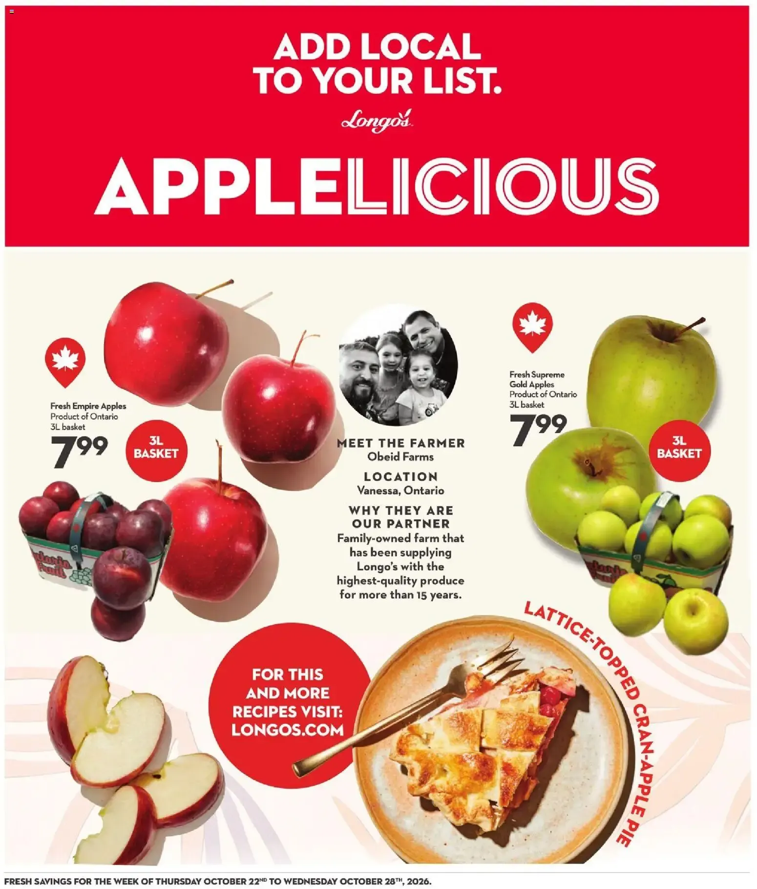 Longo's weekly flyer / circulaire from Oct 22, 2026 > weekly specials & deals from October 22 to October 28 2026 - flyer page 8