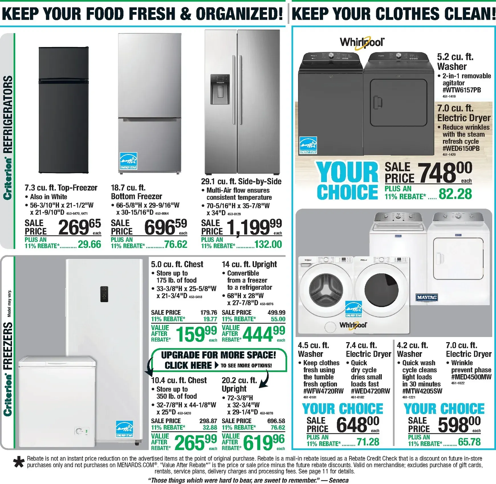 Weekly ad 11% Rebate on Everything! from September 10 to September 20 2026 - Page 18