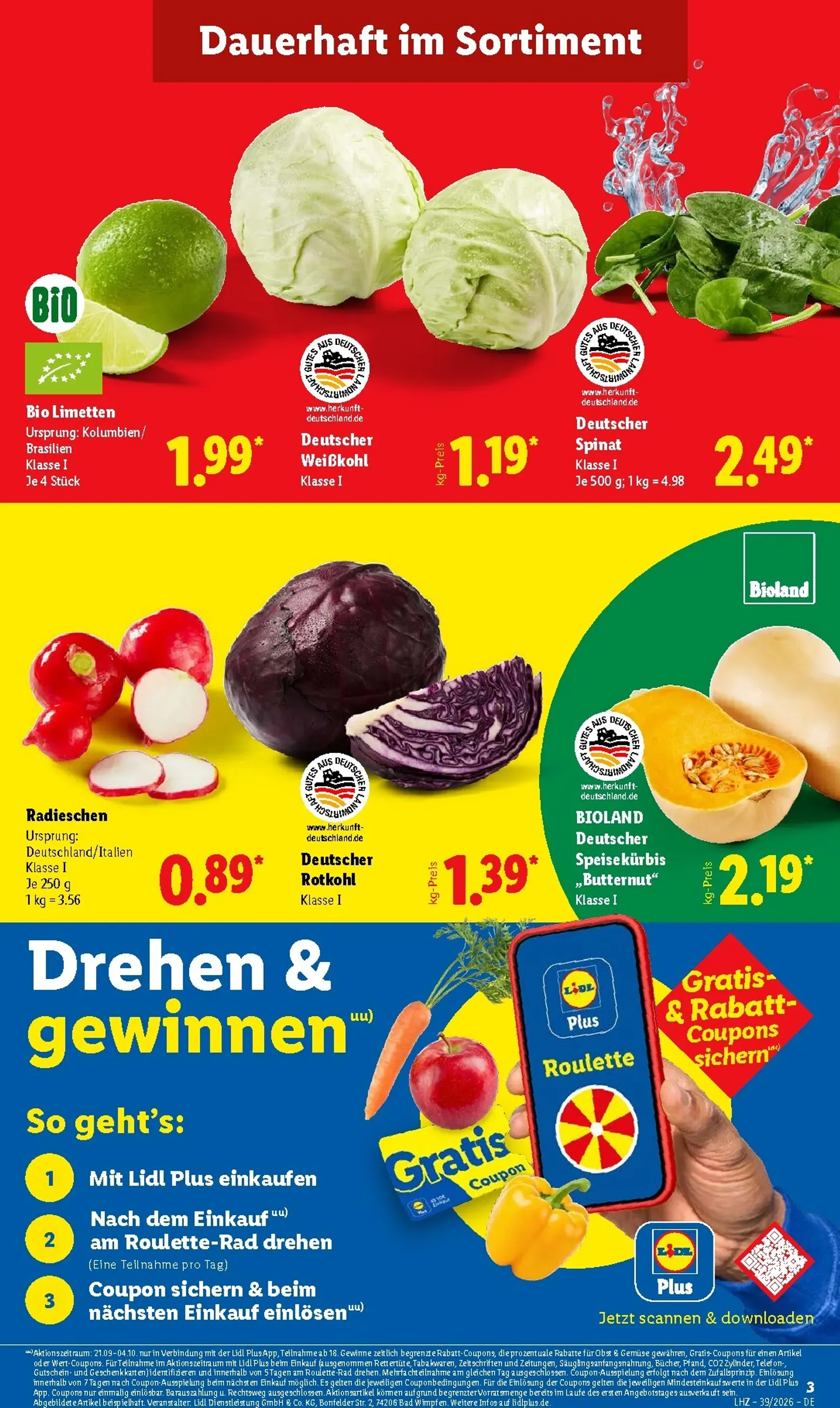Lidl Prospekt nächste Woche – von Montag 21.09.2026 bis Samstag 26.09.2026 von 21. September bis 26. September 2026 - Prospekt seite 3