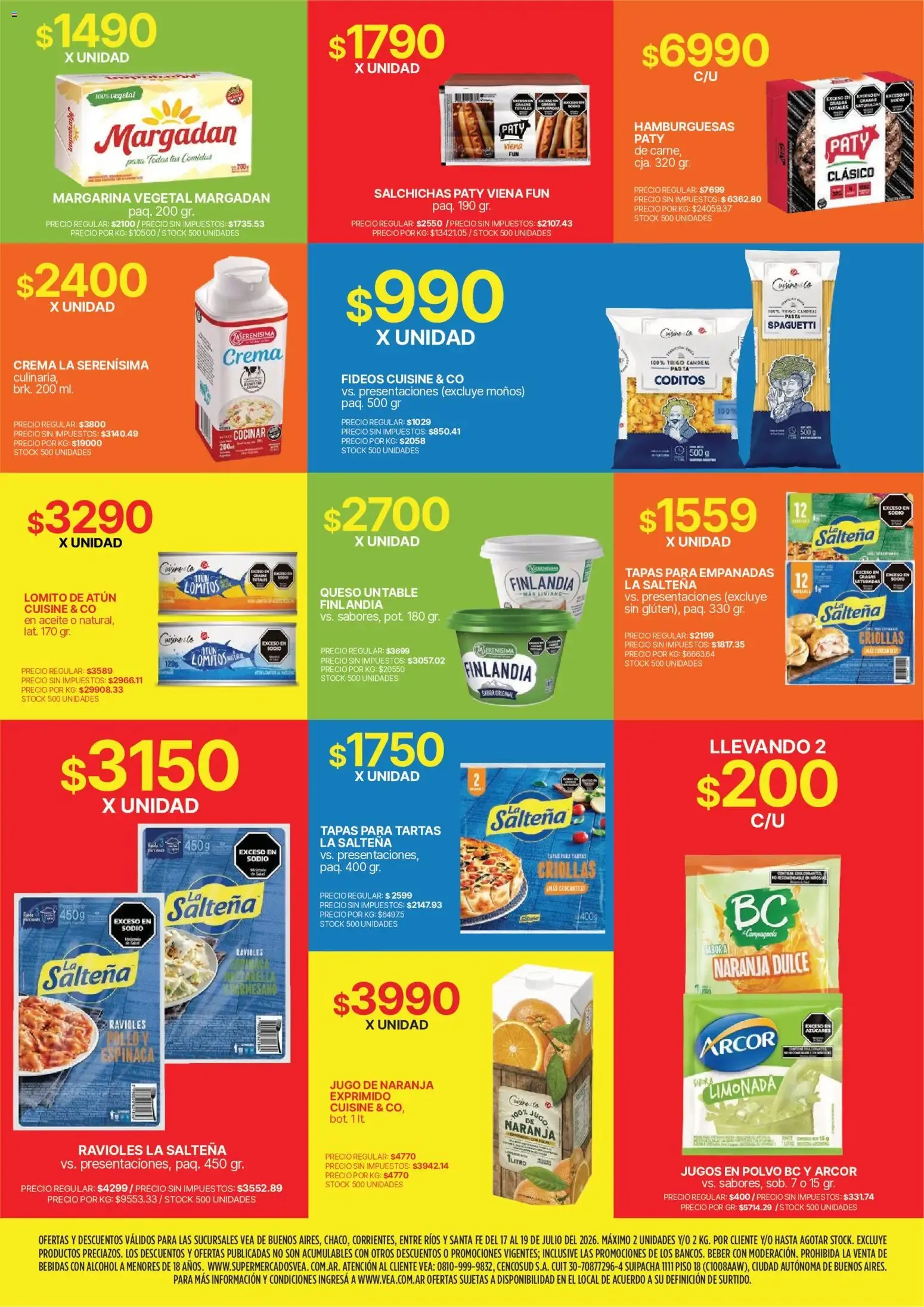 Ofertas de Vea - Fin de semana de ahorro | BA Nea del 17/07/2026 - 20/07/2026 17 de julio al 20 de julio 2026 - Página 6 del catálogo