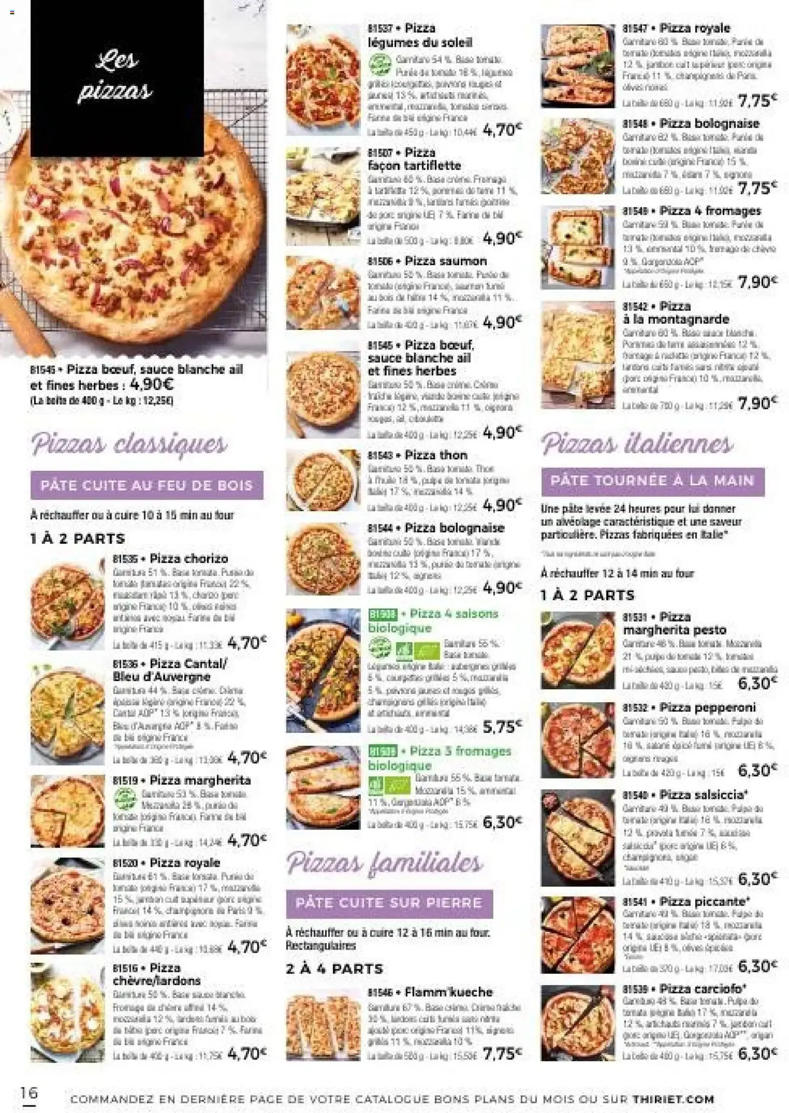 Thiriet - Catalogue automne à partir du 30/09/2026 - promo en ligne du 30 septembre au 31 décembre 2026 - Catalogue page 16