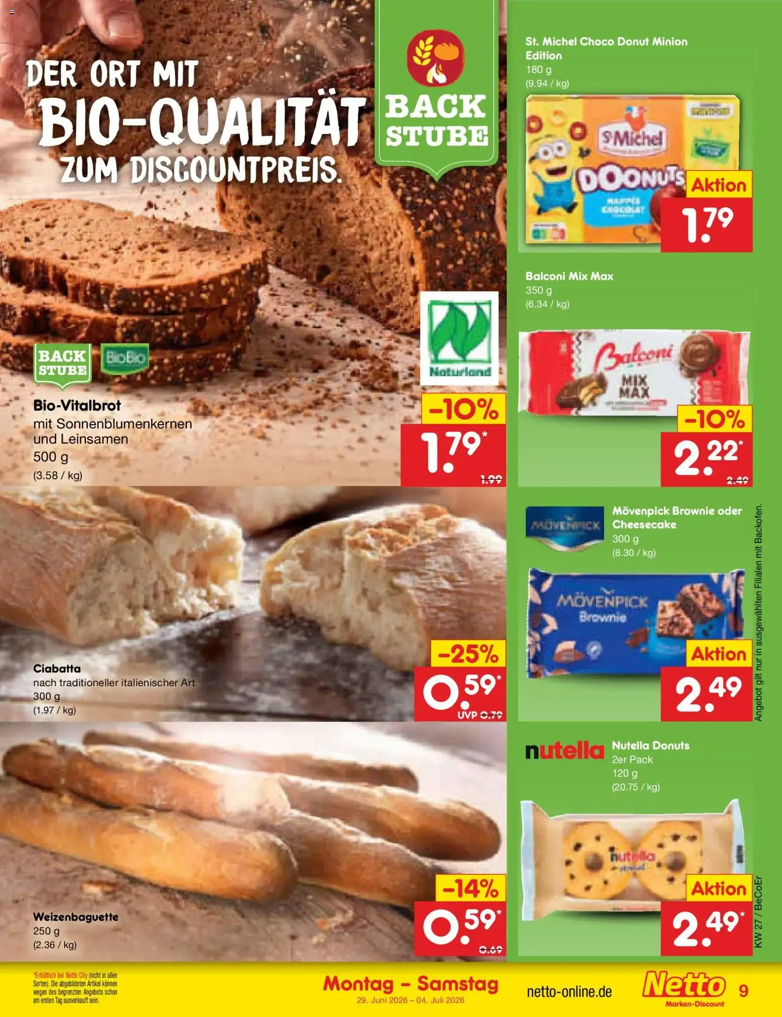 Netto Marken-Discount Prospekt (ab 29.06.2026) » Angebote von 29. Juni bis 4. Juli 2026 - Prospekt seite 11