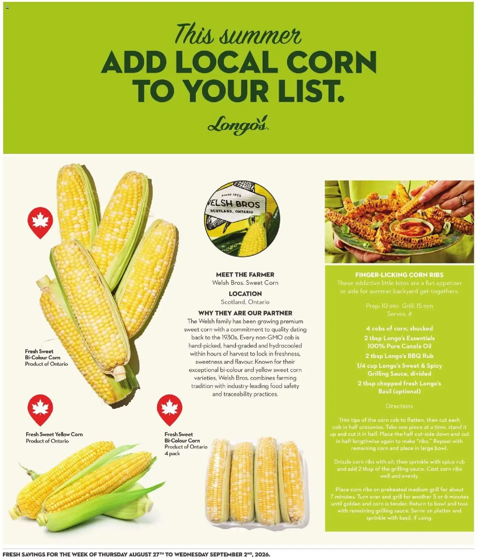 Longo's weekly flyer / circulaire from Aug 27, 2026 > weekly specials & deals from August 27 to September 2 2026 - flyer page 4