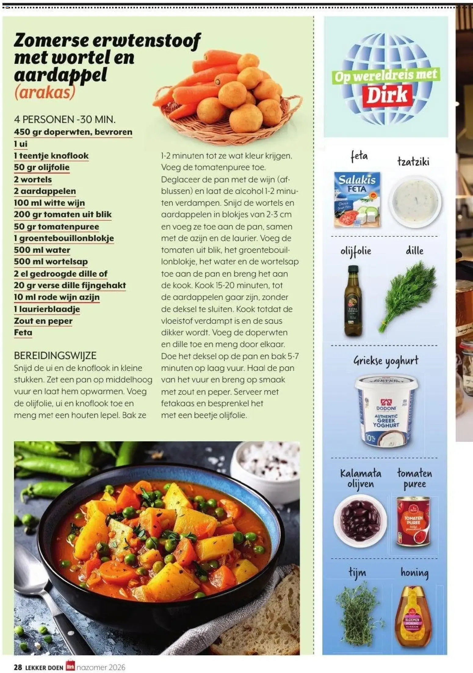 Lekker doen: Groente- en fruitkalender Dirk van 7 september tot 26 oktober 2026 - Folder pagina 28
