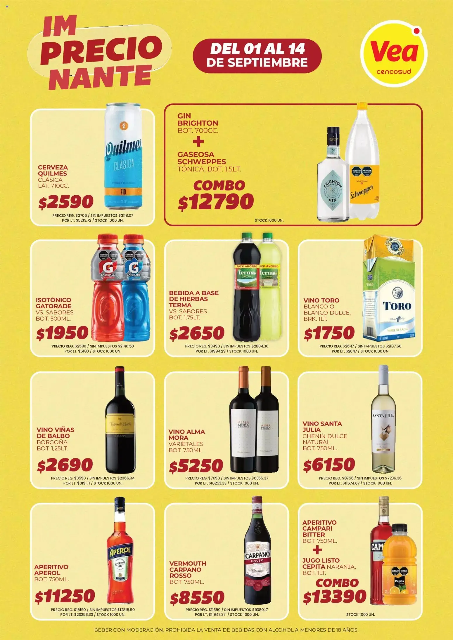 Ofertas de Vea - Folleto imPRECIOnante | Córdoba del 01/09/2026 - 14/09/2026 1 de septiembre al 14 de septiembre 2026 - Página 8 del catálogo