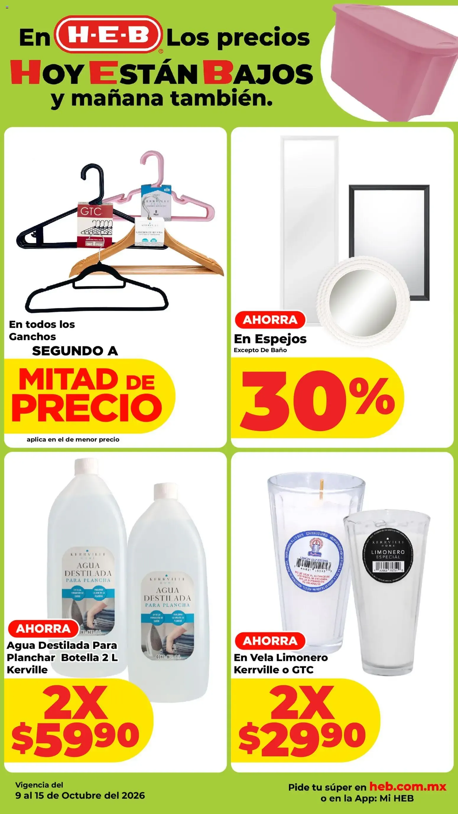 Catálogo de H-E-B: Los precios hoy están bajos y mañana también 9 de octubre al 15 de octubre 2026 - Pagina 9