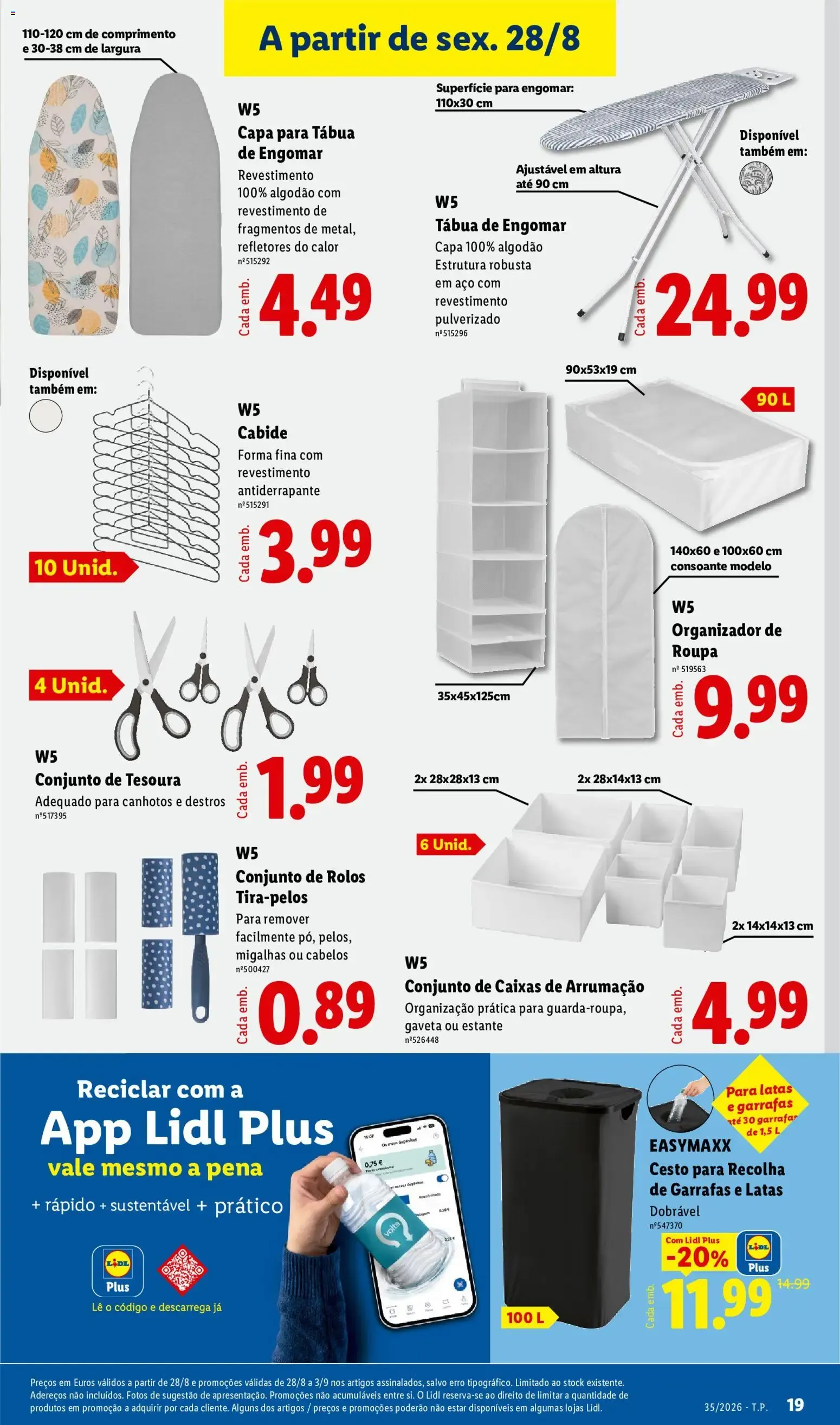 Folheto Lidl Novidades » de 24/08/2026 - 30/08/2026 de 24 de agosto até 30 de agosto 2026 - Pagina 19