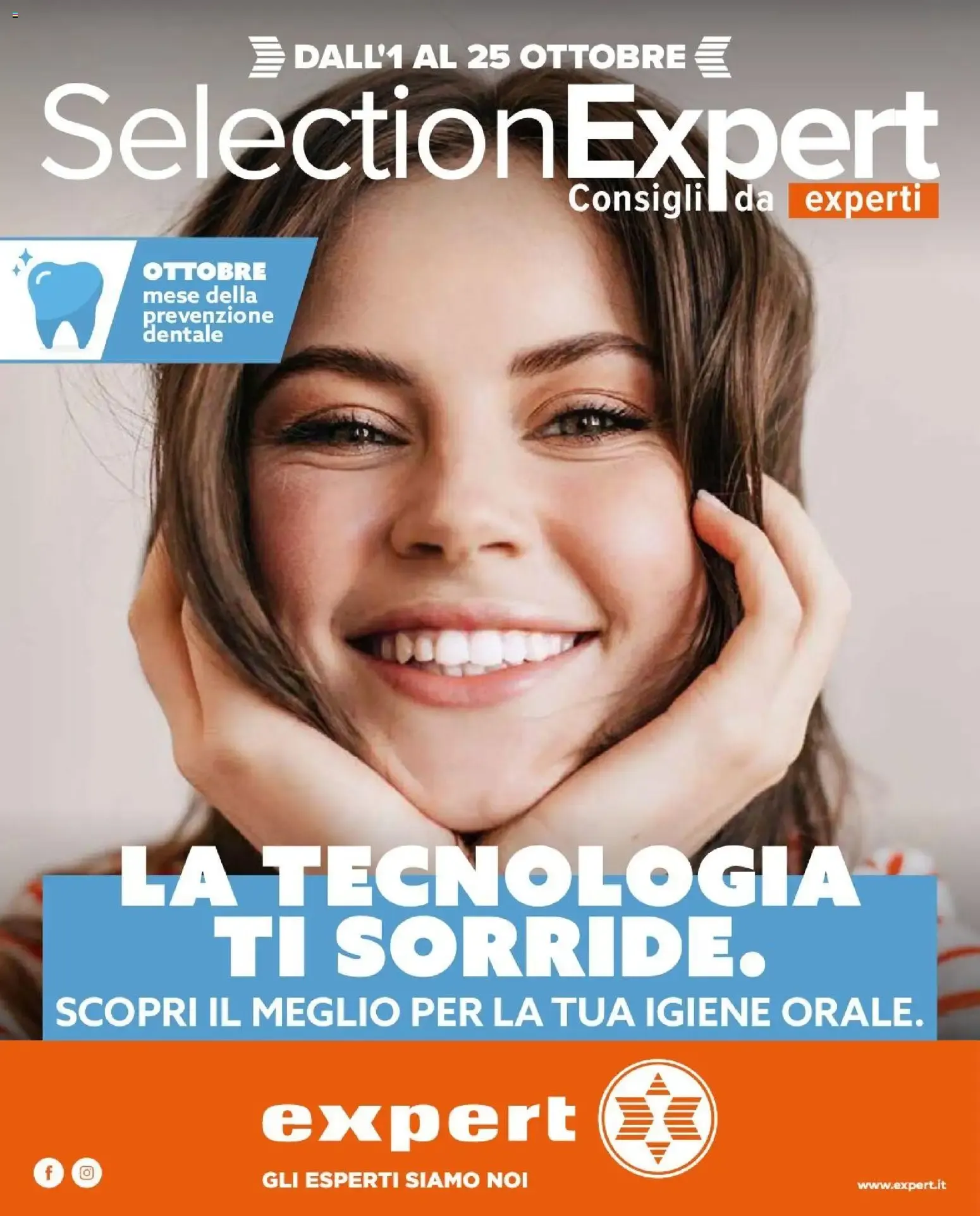 Nuovo Expert volantino La Tecnologia ti sorride dal 01/10/2026 > offerte anteprima 🛍️ da 1 ottobre a 25 ottobre di 2026 - Pagina del volantino 1