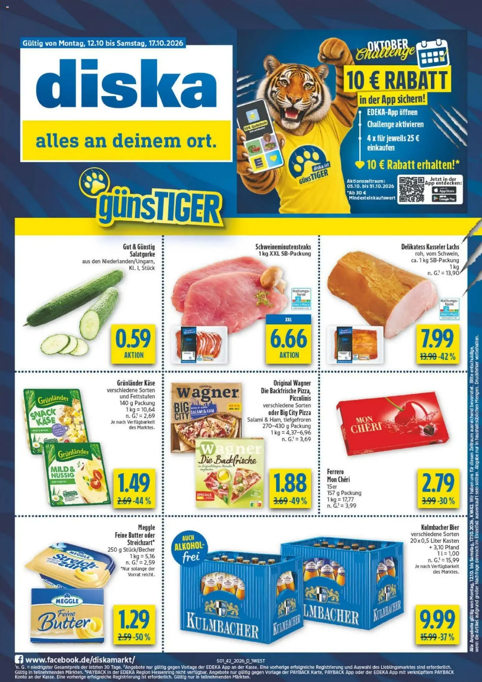 Diska - alles an deinem ort. von 12. Oktober bis 17. Oktober 2026 - Prospekt seite 1