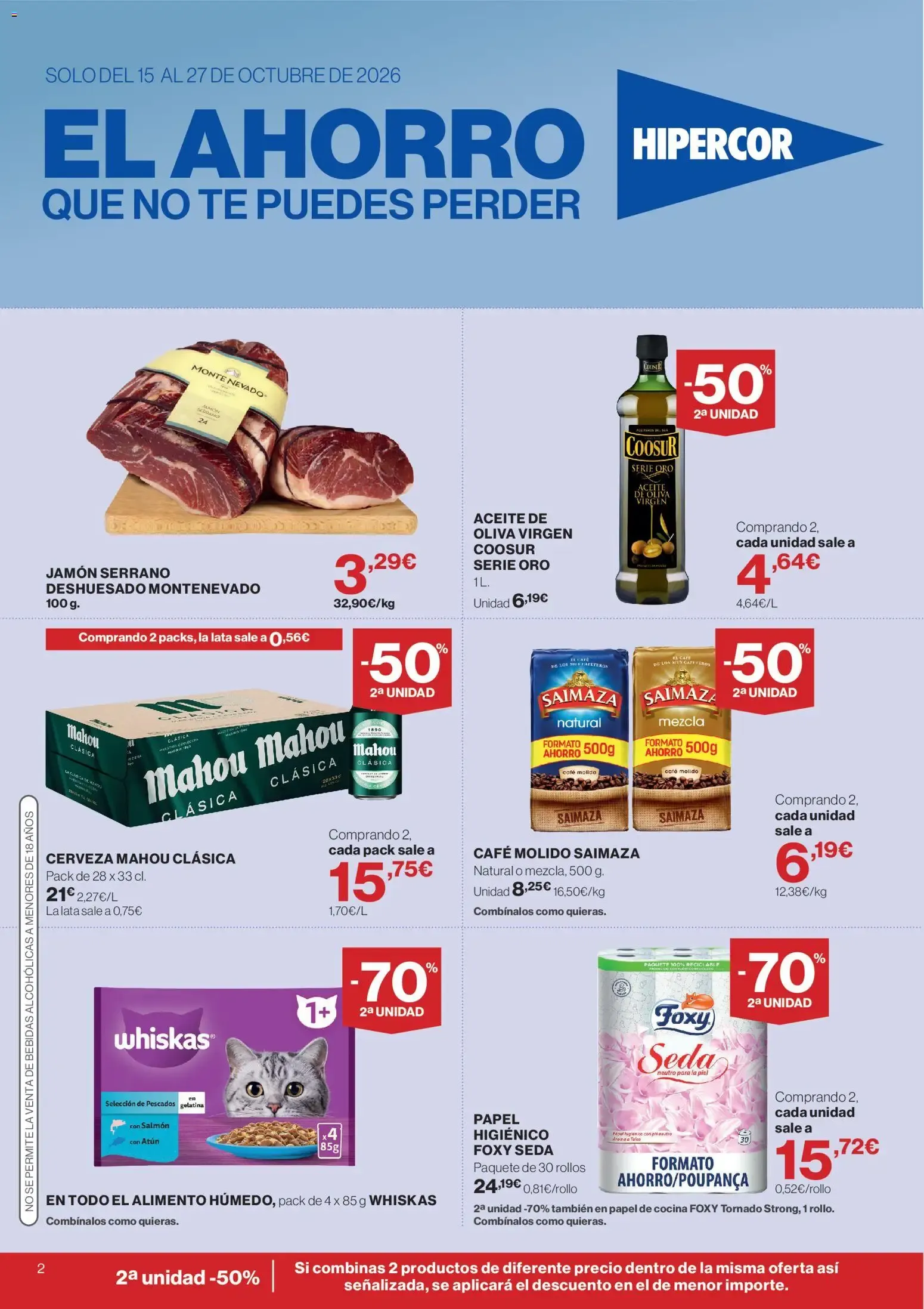 Catálogo de Hipercor catálogo del 15/10/2026 | folleto 15 de octubre al 27 de octubre 2026 - Página 2