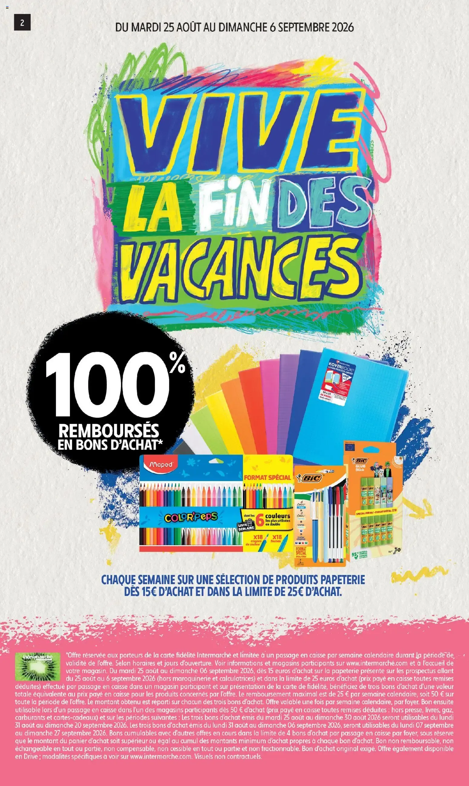 Intermarché - Découvrez nos offres spéciales rentrée à partir du 25/08/2026 - promo en ligne du 25 août au 6 septembre 2026 - Catalogue page 2
