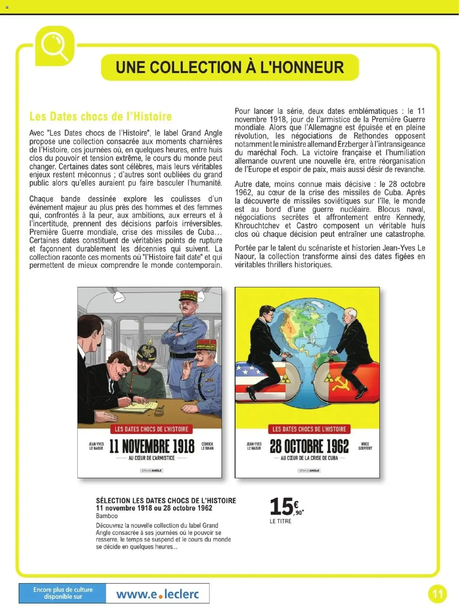 Espace Culturel E.Leclerc: Spécial BD & Manga du 13 octobre au 5 décembre 2026 - Catalogue page 11