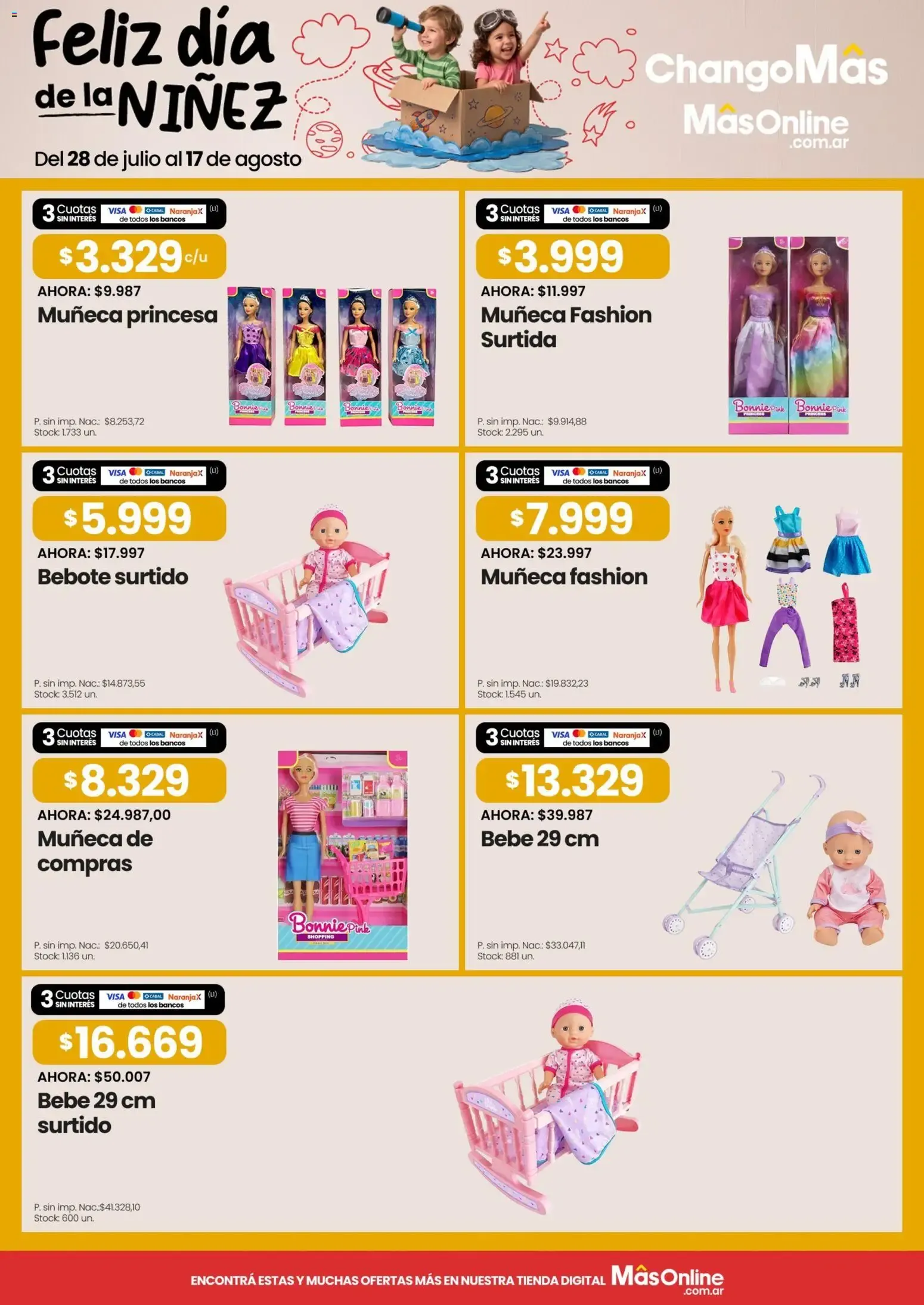 Ofertas de Changomas Feliz dia de la Niňez || del 28/07/2026 - 17/08/2026 || Catálogo 28 de julio al 17 de agosto 2026 - Página 12 del catálogo