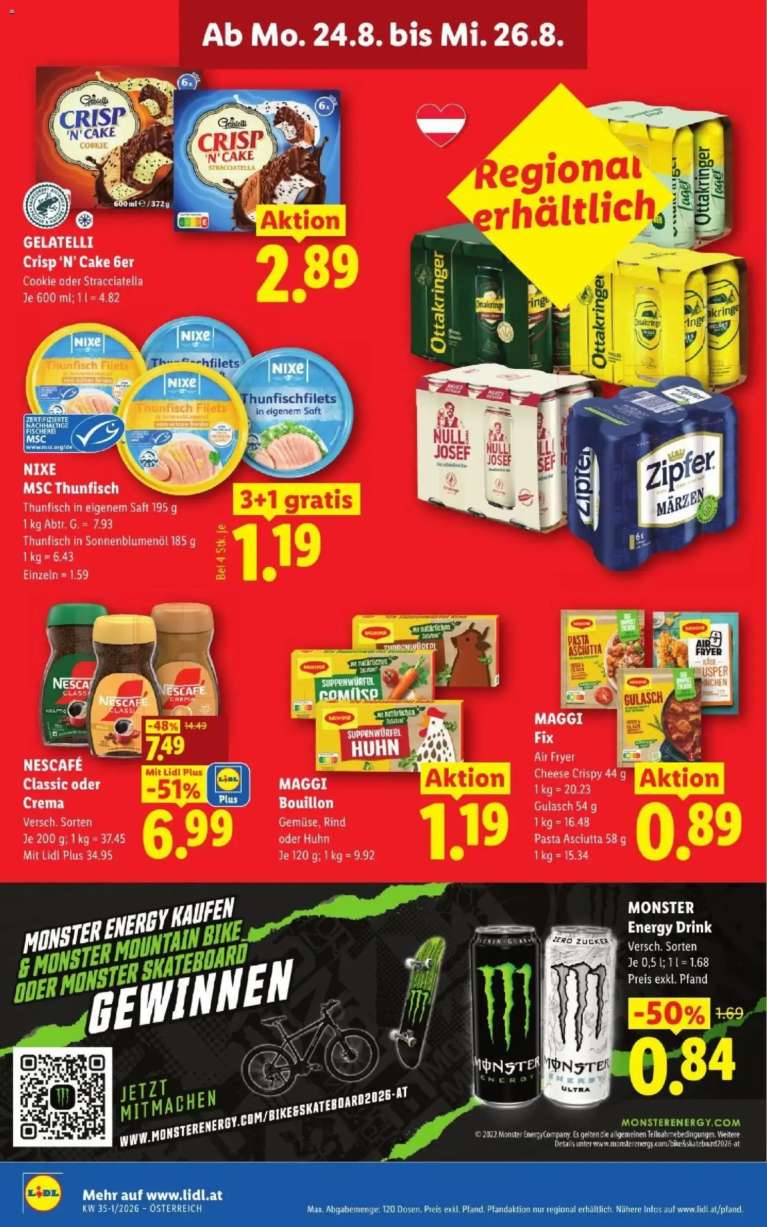 Lidl - Österreichs günstigste Preise von 20. August bis 22. August 2026 - Flugblätt seite 44