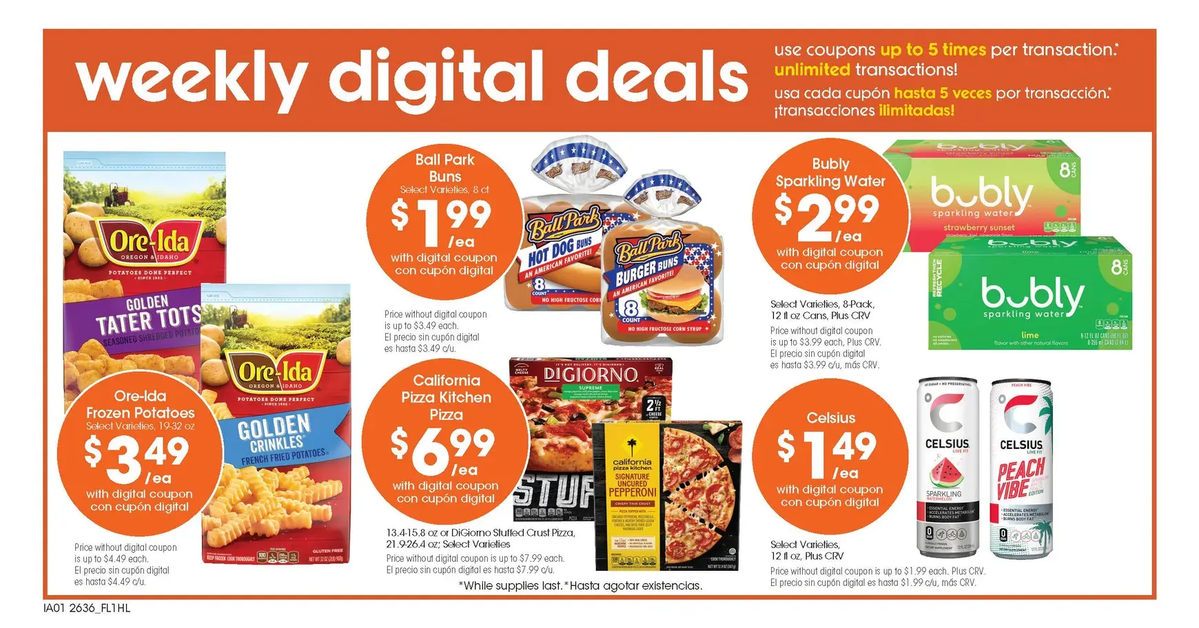 Weekly promotion Current Food 4 Less leaflet valid from Wednesday 10/07/2026 to Tuesday 10/13/2026 spanning from October 7 to October 13 2026 - Page 2 for Catalogue 365