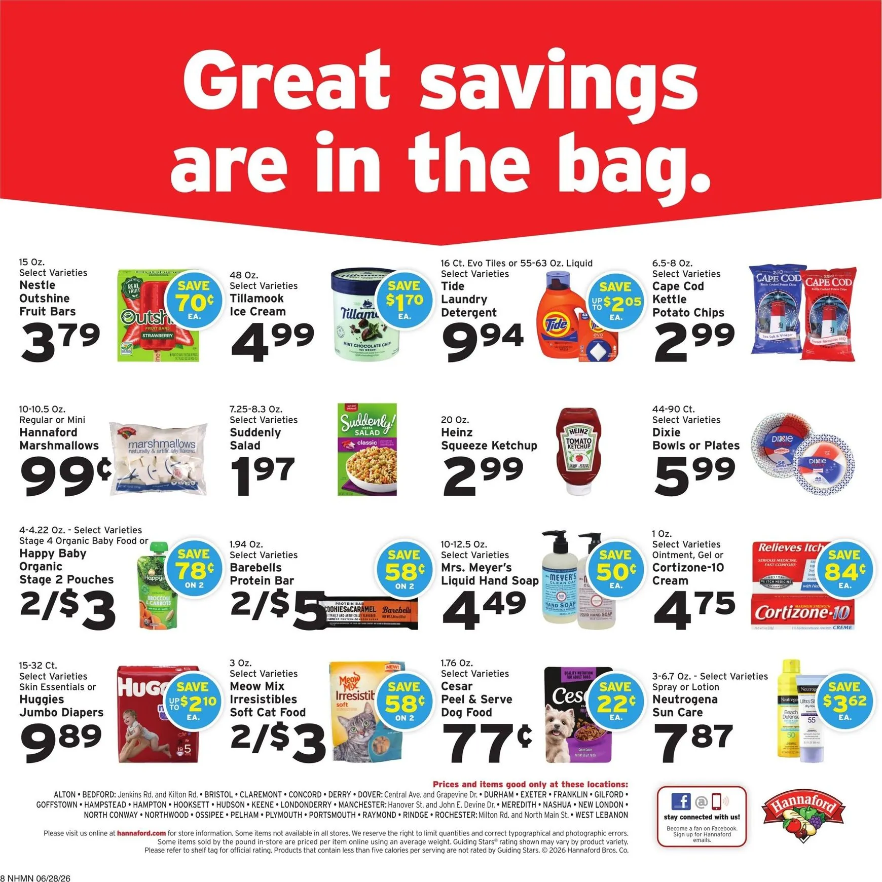 Weekly ad Hannaford Happy 4th of July! from June 28 to July 4 2026 - Page 8