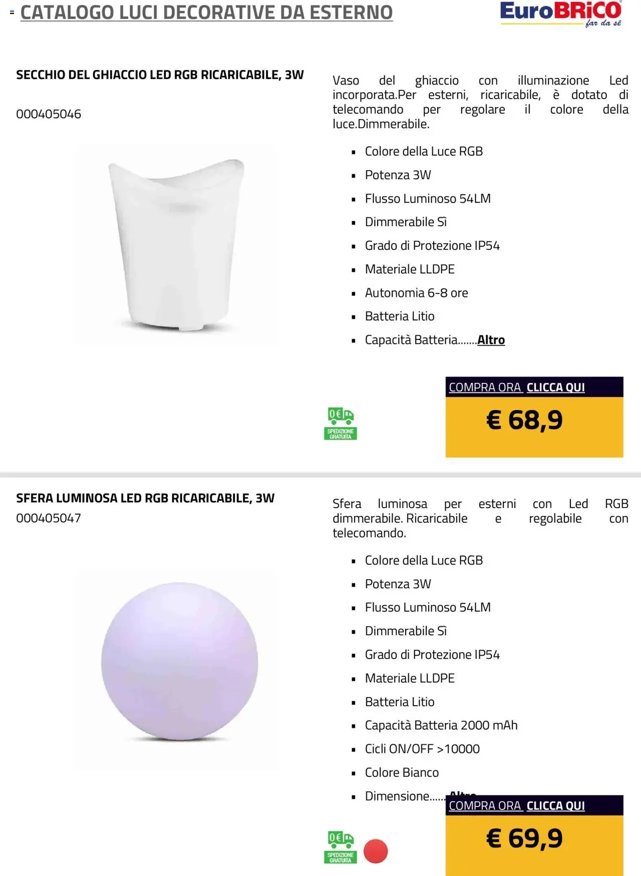 Eurobrico - Catalogo Luci Decorative da Esterno da 1 gennaio a 31 dicembre di 2025 - Pagina del volantino 16